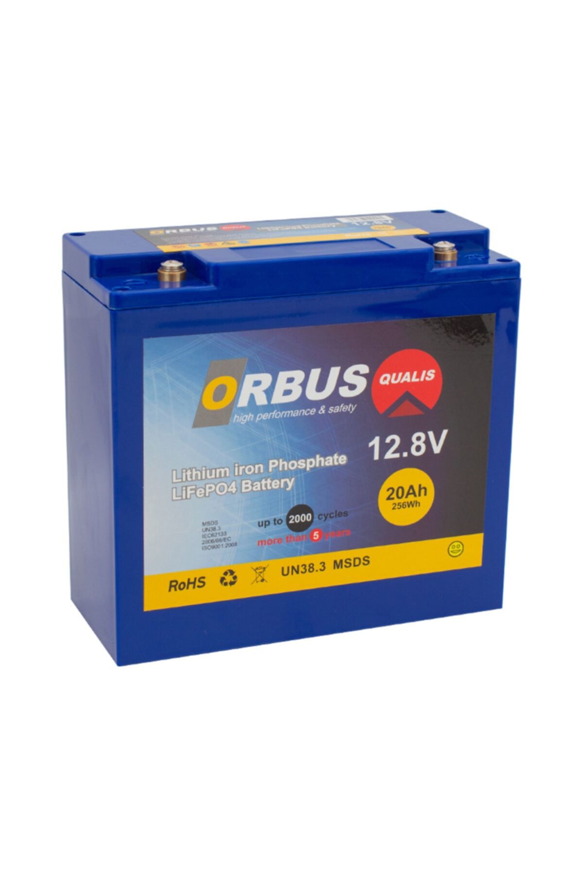 ORBUS Lıt-12-20 12.8 Volt 20 Amper Lityum Lifepo4 Akü