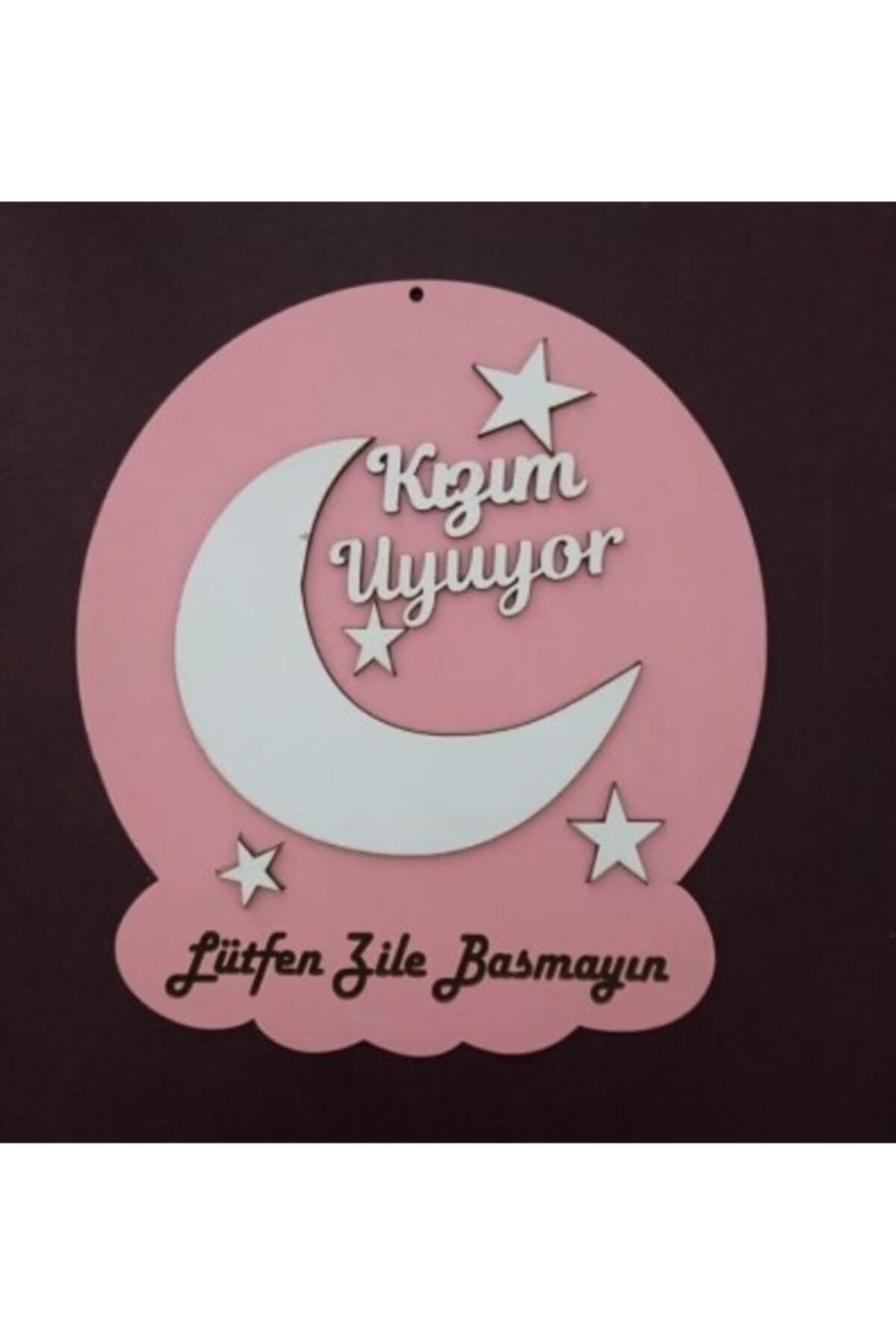yenihayatdekorasyon Bebek Uyuyor Zile Basmayın Kız Kapı Süsü