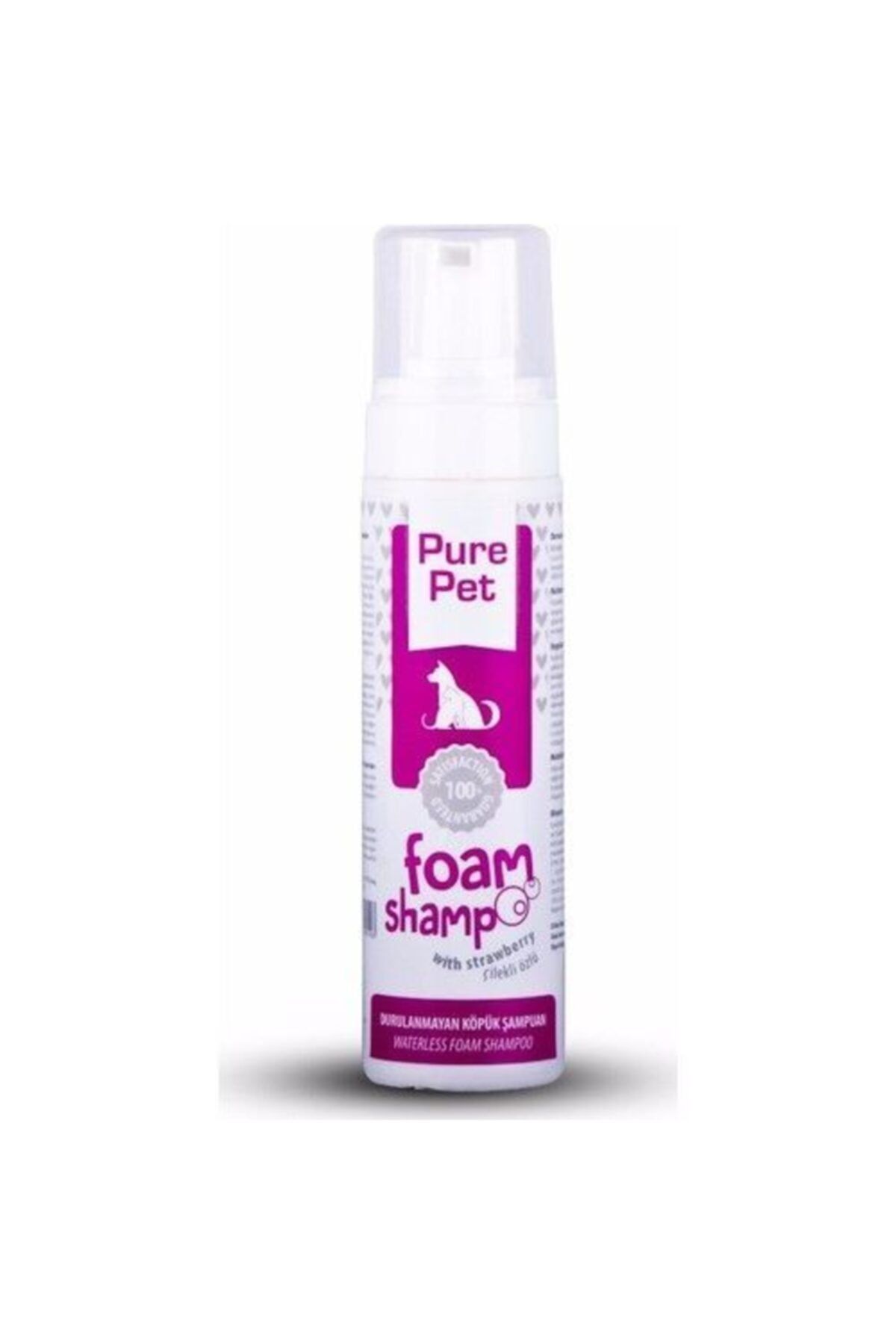 Pet Love Pure Pet Dur. Susuz Köpük Şampuan Çilek 250ml