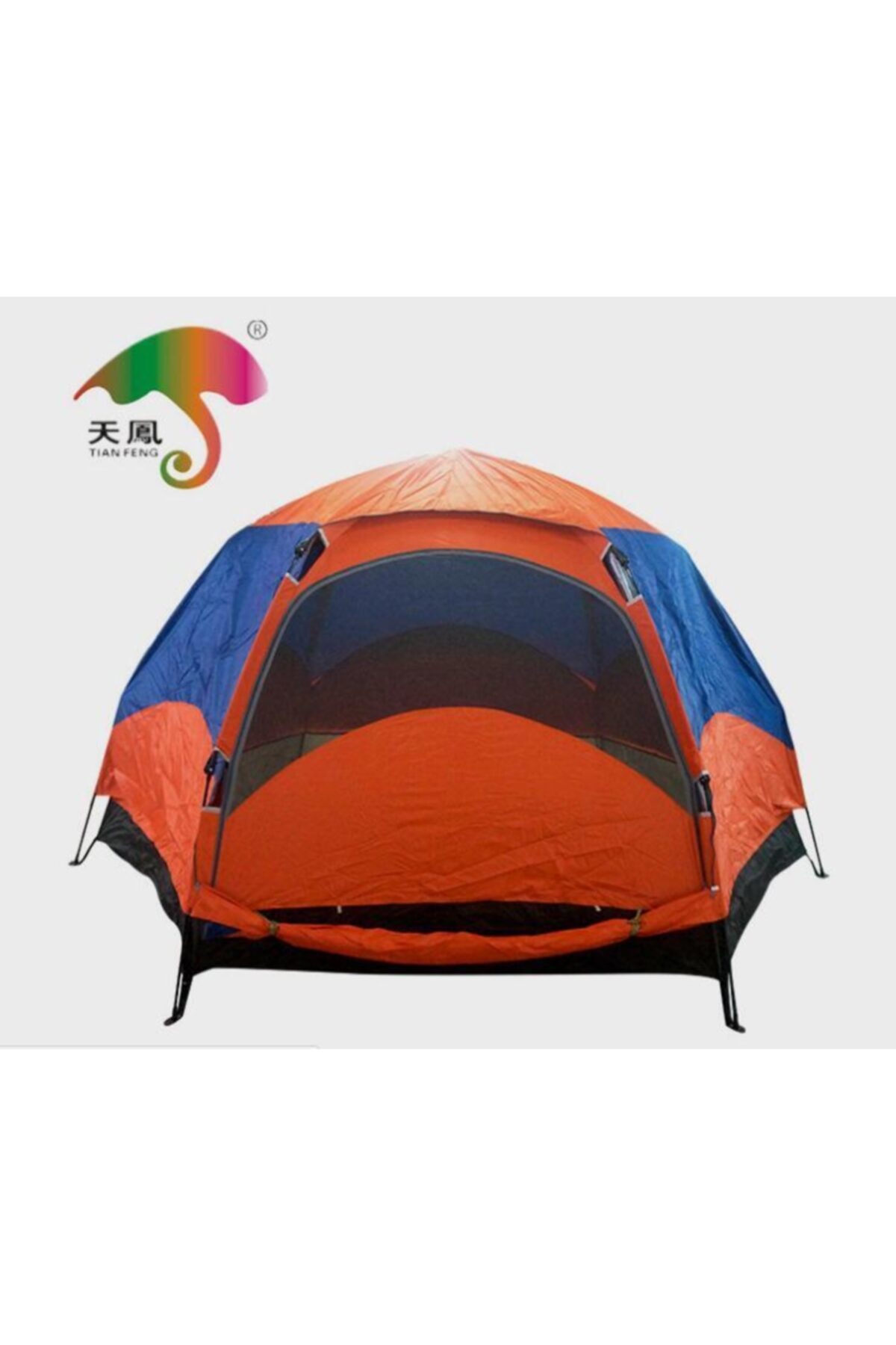 MIDIKLISHOP Tam Otomatik 6-8 Kişilik Hexagonal Su Geçirmez Çadır Kamp Çadırı Aile Boyu