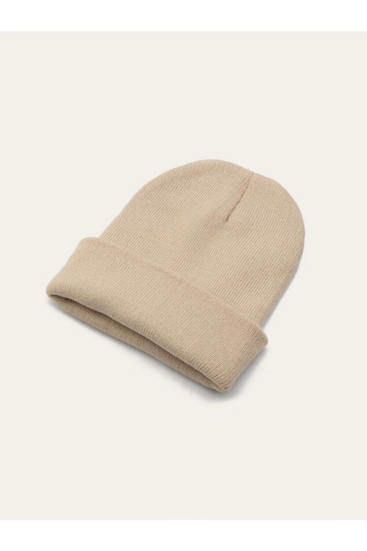 HemenALbence Basic Bere Unisex Taş Rengi
