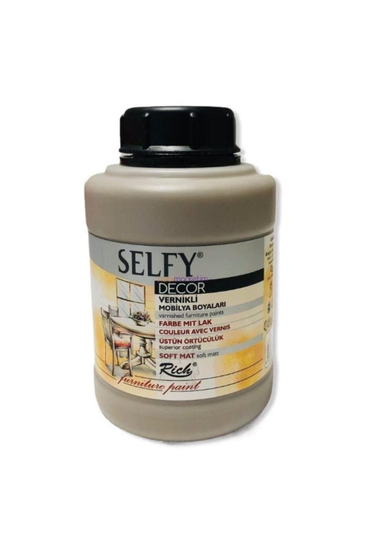 Rich Selfy Decor 1250 Cc Vernikli Mobilya Boyası Vizon 12850