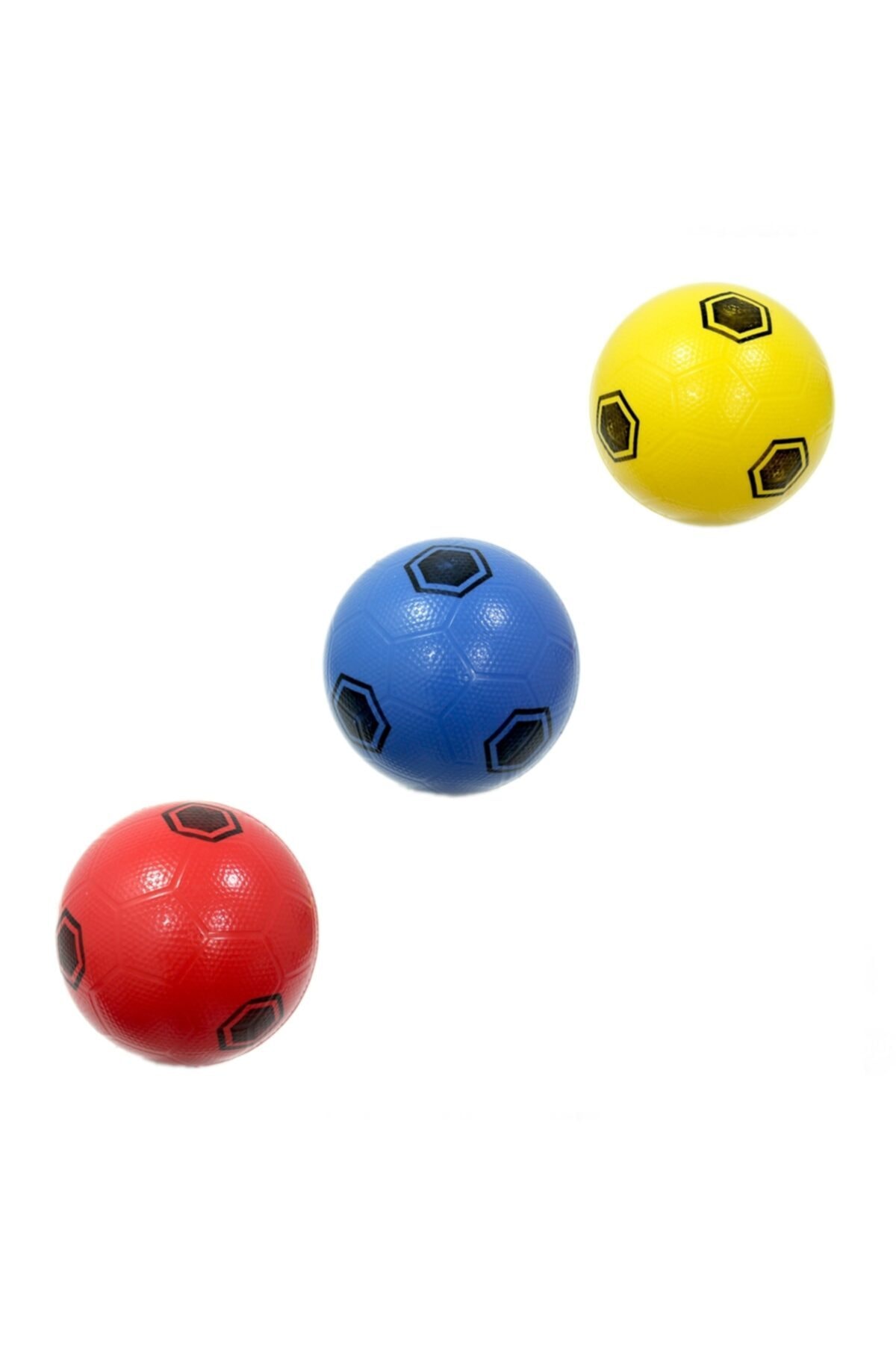 AZAKLI Yılın Ilk Fırsatları - Filede 3'lü Plastik Top 11 Cm - ™ Beyaz At®
