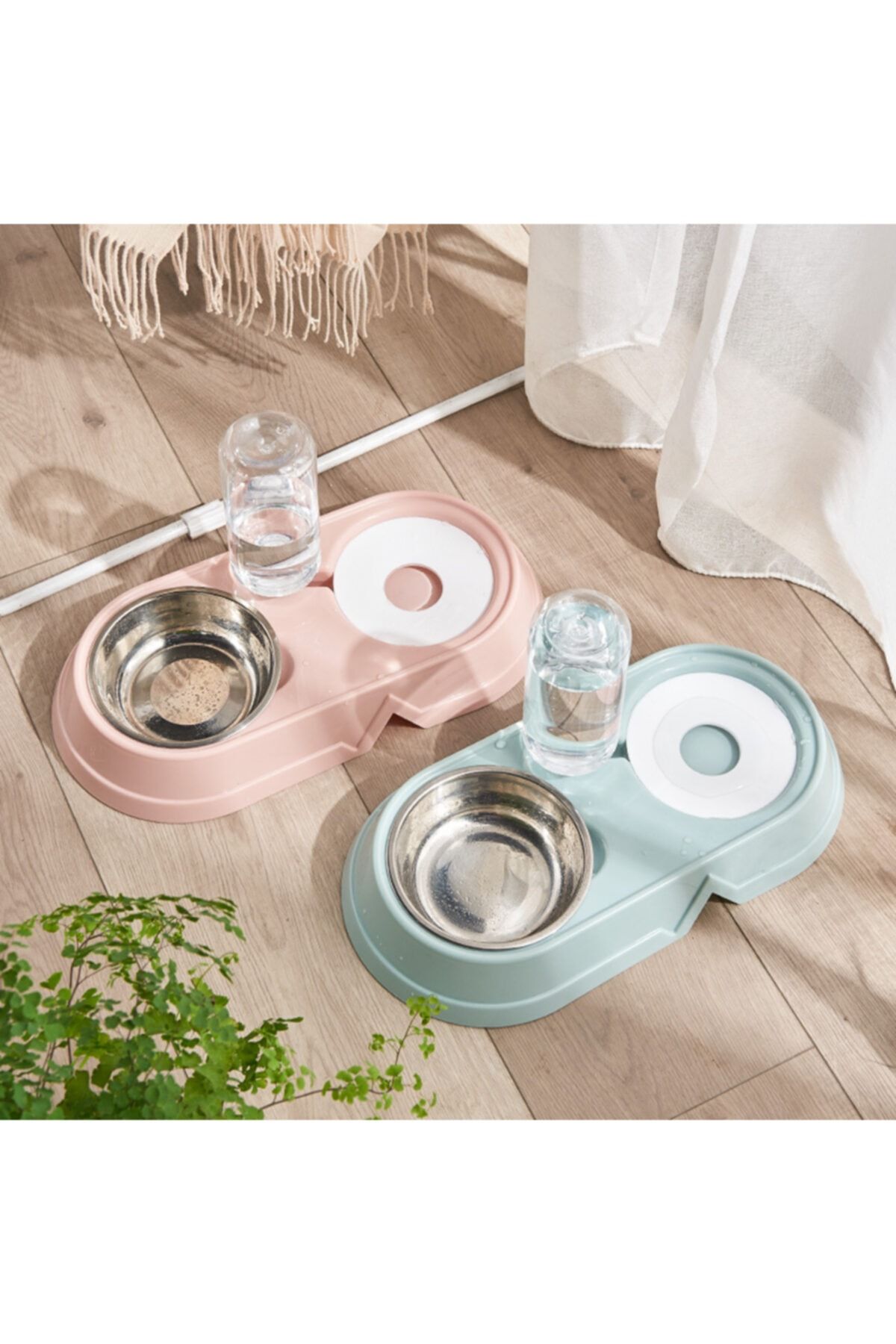 ASMEYAL Mikopet Kedi Köpek Mama Su Kabı-mavi