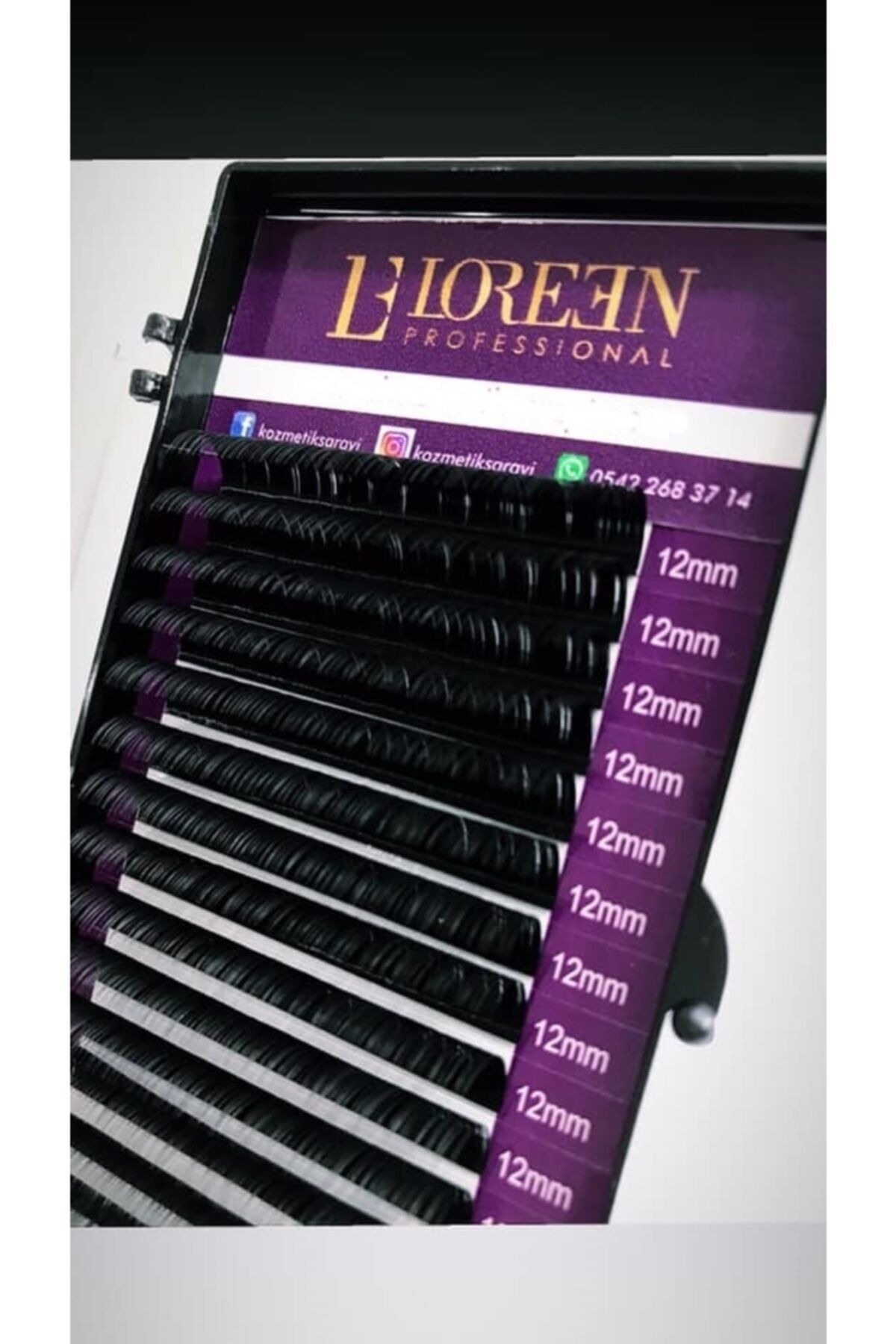 Loreen Professional Ipek Kirpik 0.07 D Kıvrım 11 Mm
