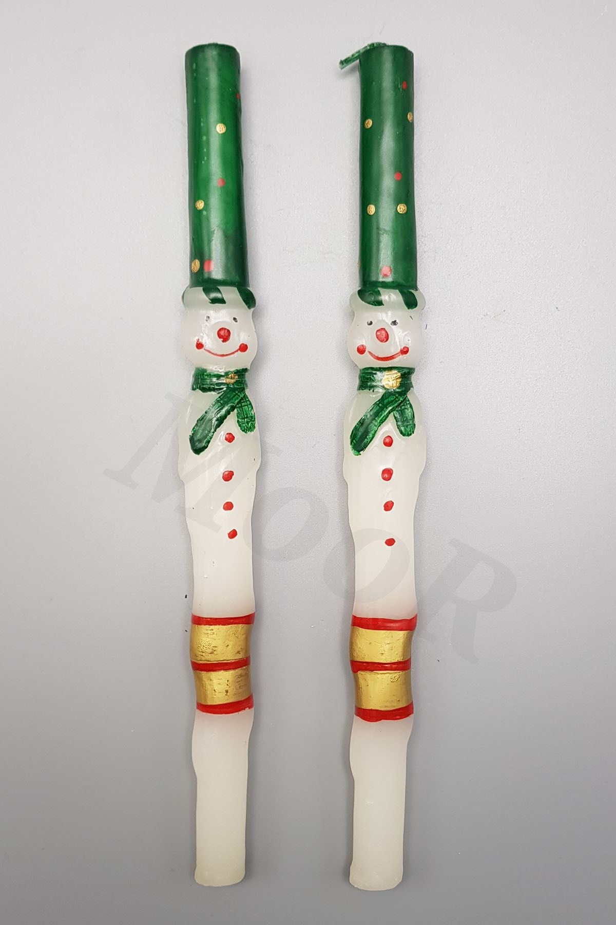 Cansüs Yılbaşı Mum Şamdan Mumu Noel Babalı