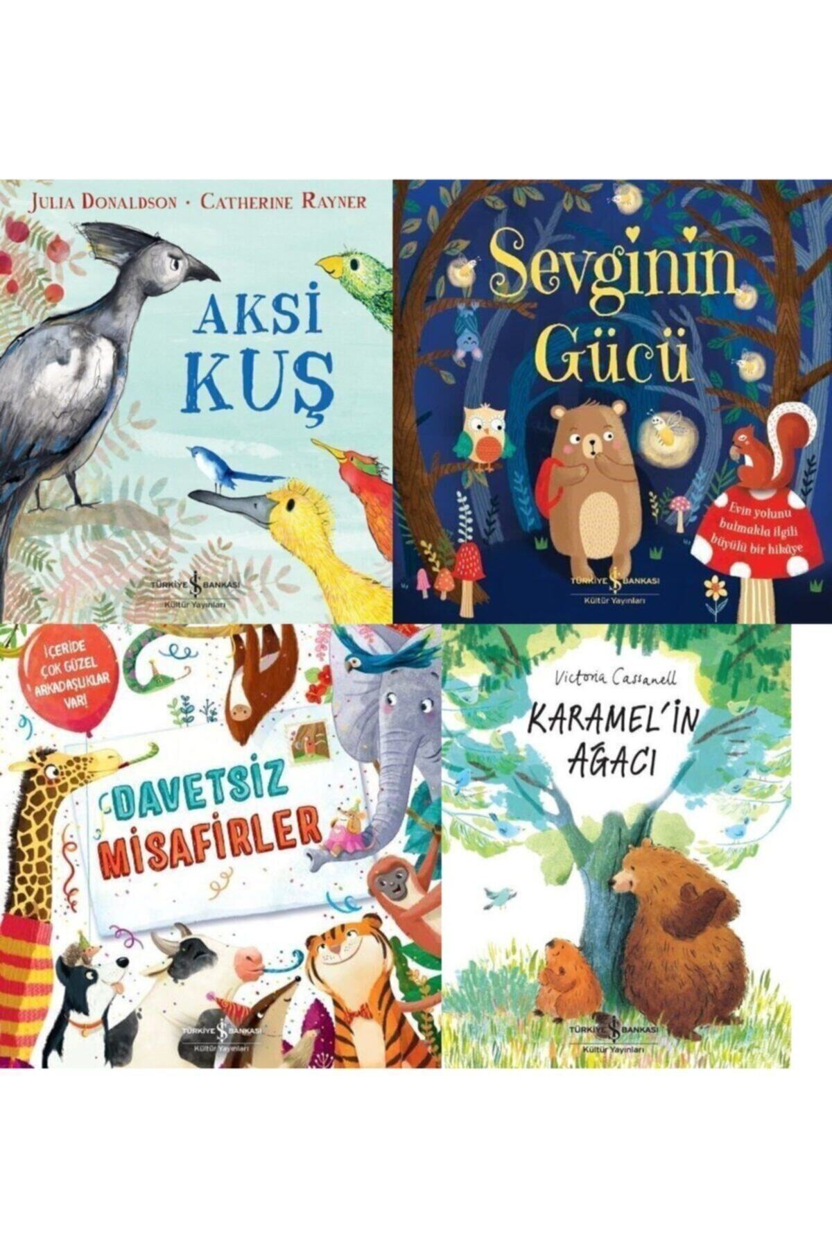 İş Bankası Kültür Yayınları Okul Öncesi 3-4-5 Yaş Için Renkli Resimli Masal Kitapları 4 Kitap Set Sevginin Gücü