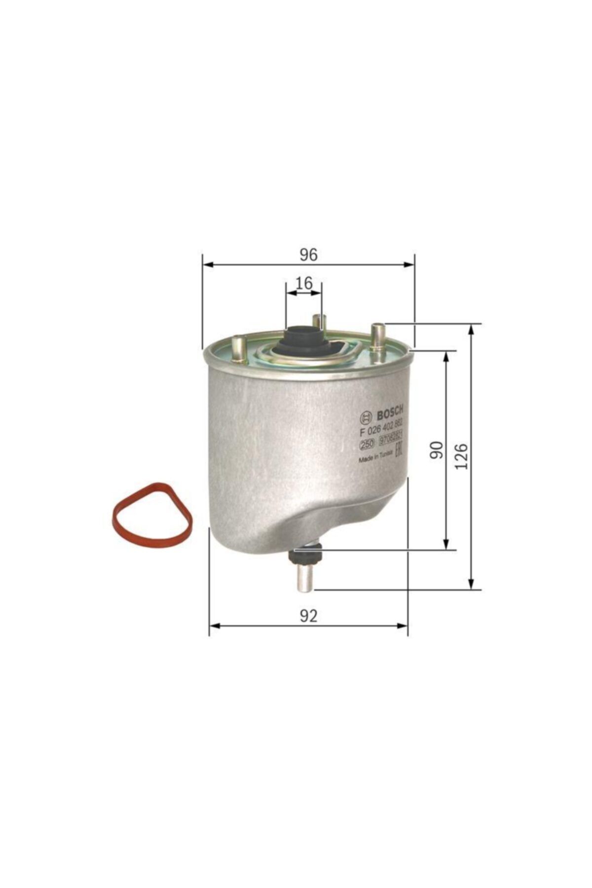 Bosch Oem:1906.e6-1901.97-1904.46-9672320980: Yakıt Filtresi P207 1.4-1