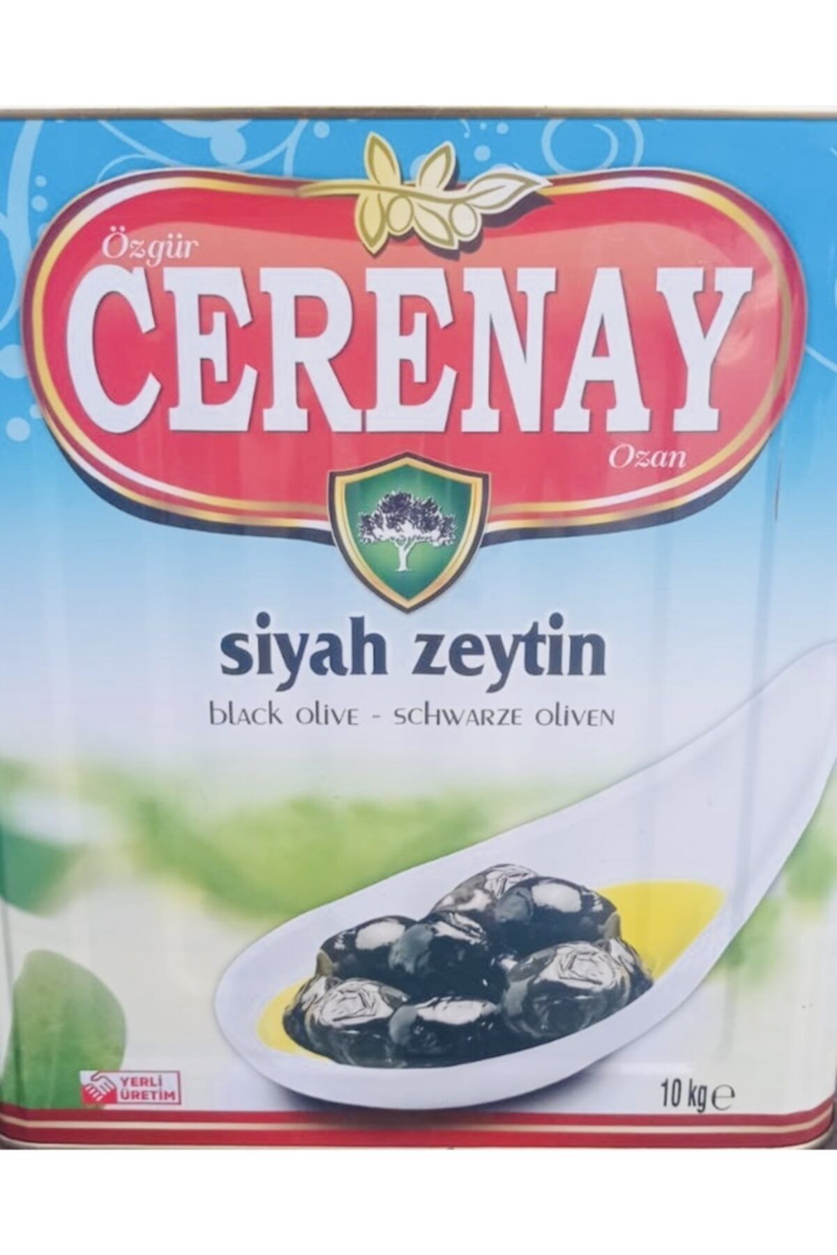 CERENAY ZEYTİNCİLİK Yağlı Sele Siyah Zeytin 10 Kg L