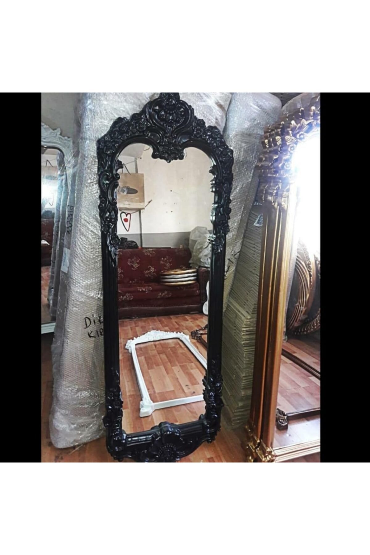 DekorAşk Taçlı Boy Aynası Dahil Degildir