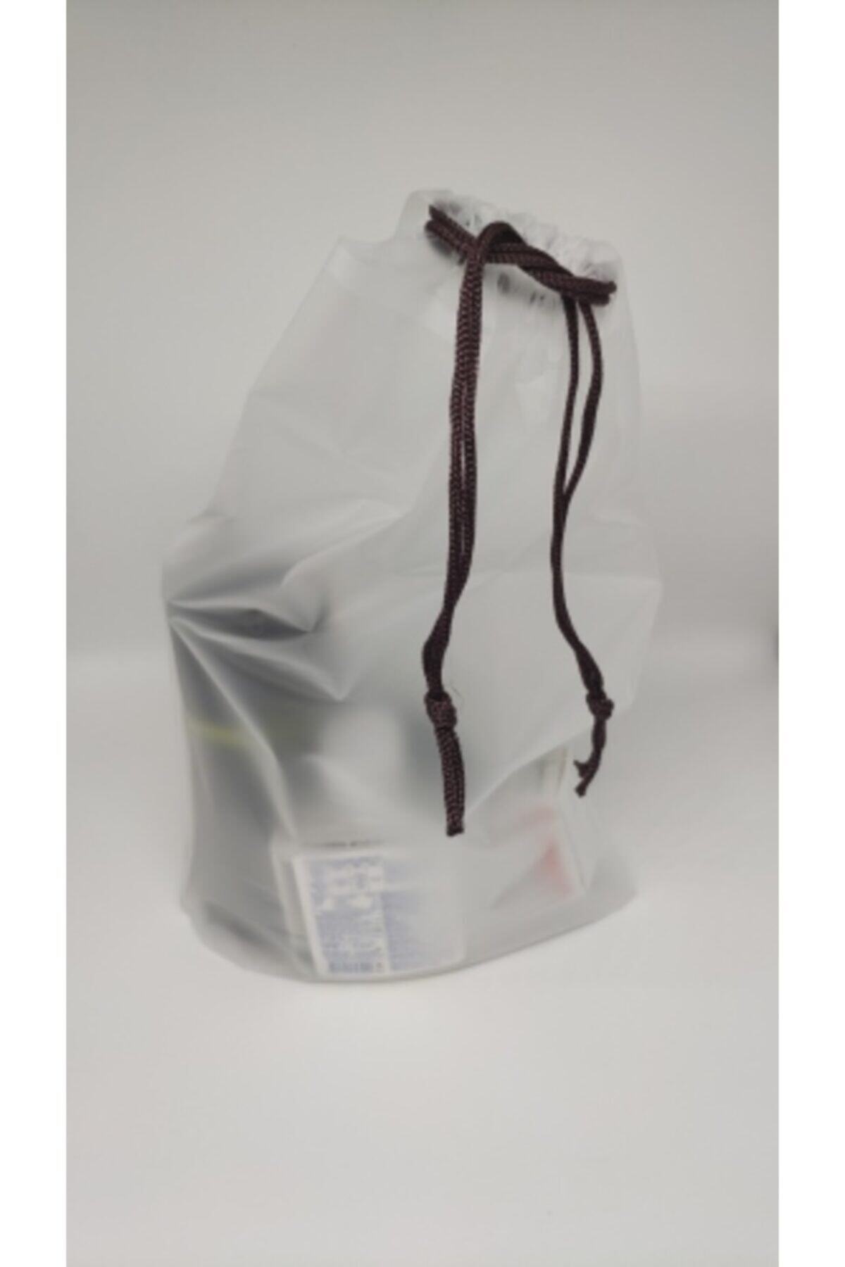 PuffinGiftStore 30*40cm Su Geçirmez Büzme Ipli Kozmetik Makyaj Tatil Çantası