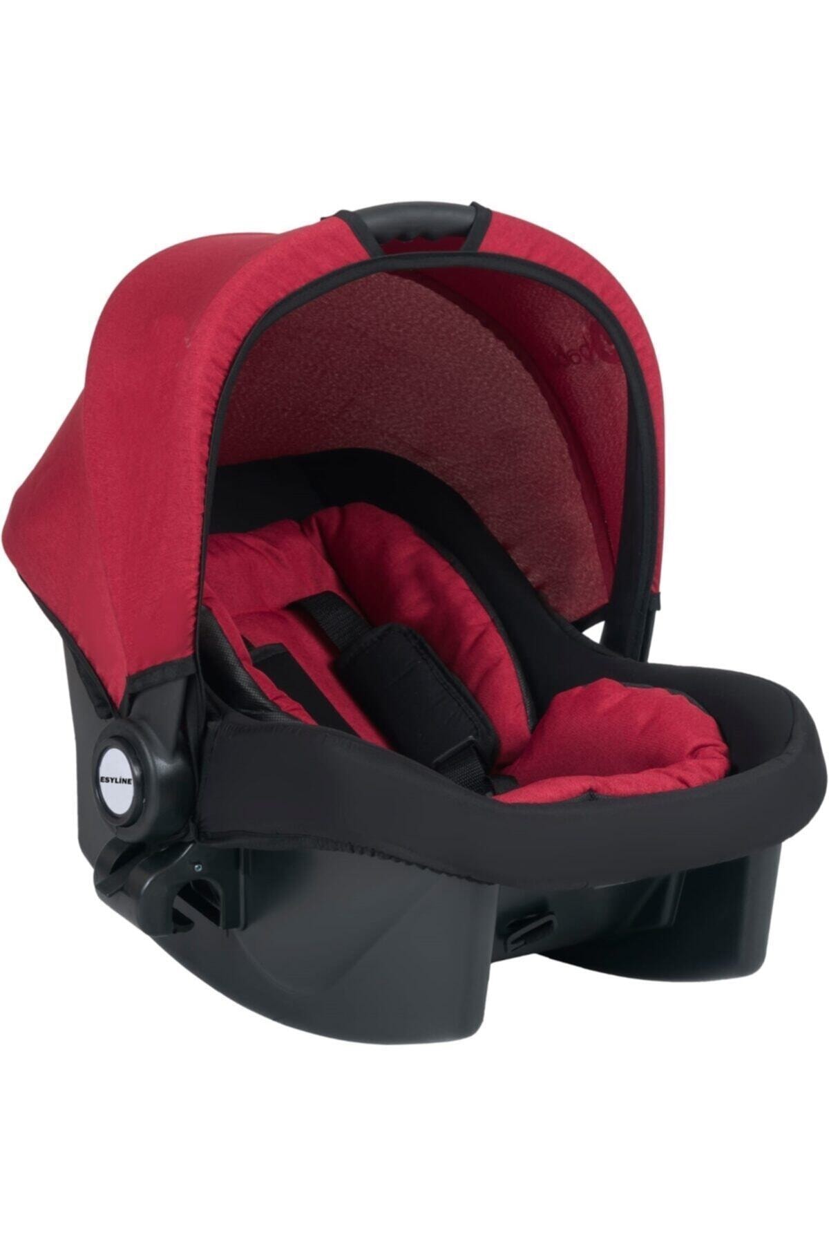 Cansın Mini Bebek Puset - Bordo 98340-2