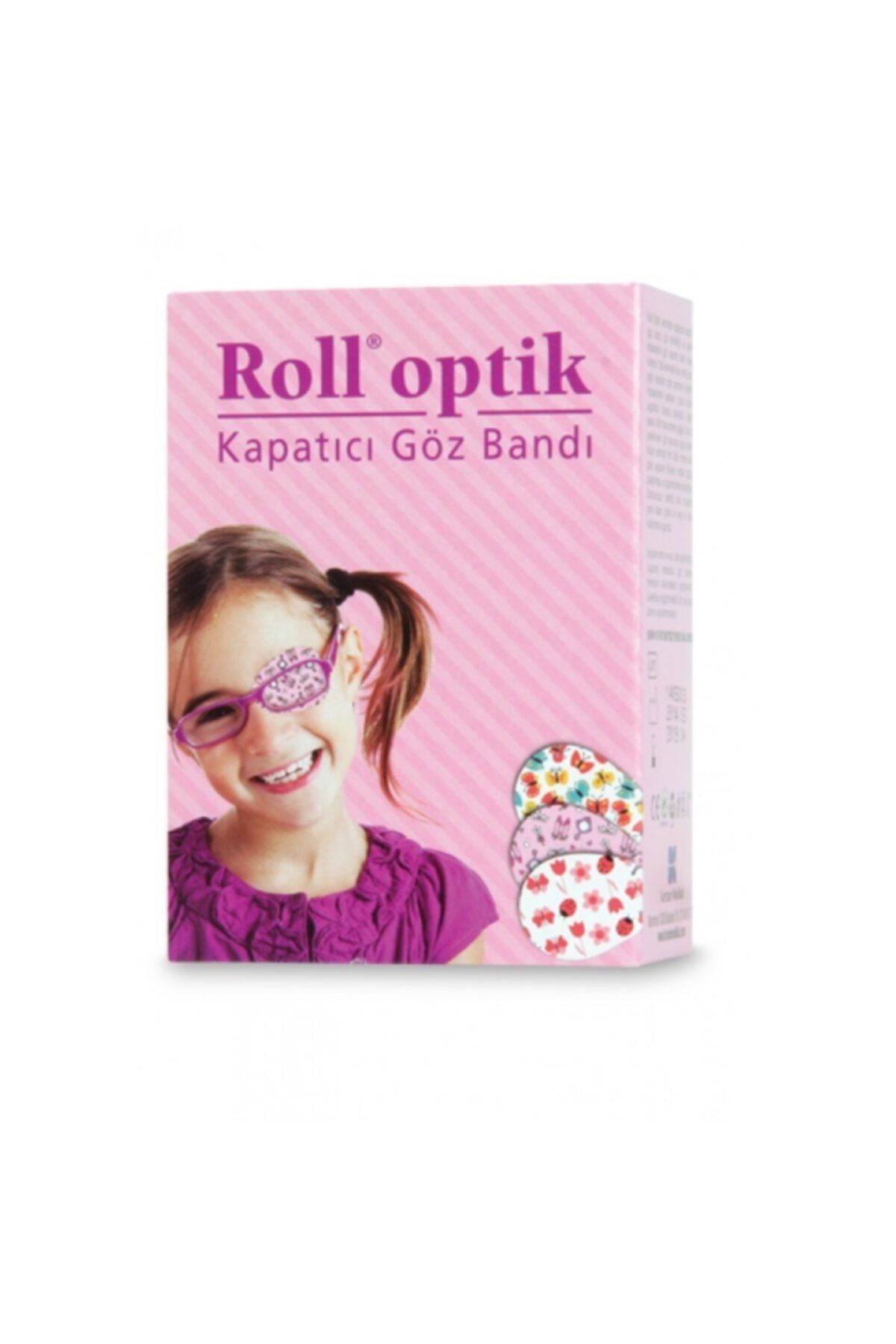 ekolpazar Roll Optik Kapatıcı Göz Bandı 100 Adet Kız