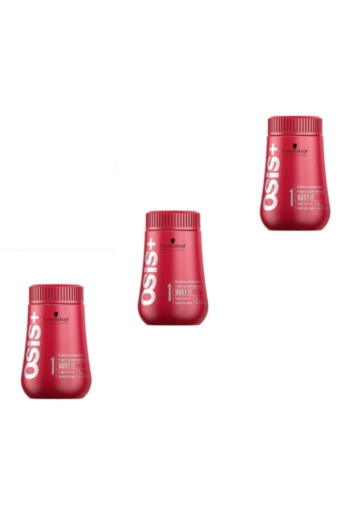 Schwarzkopf Osis Dust It Saç Hacimlendirici Mat Pudra 10 ml 3'lü Paket