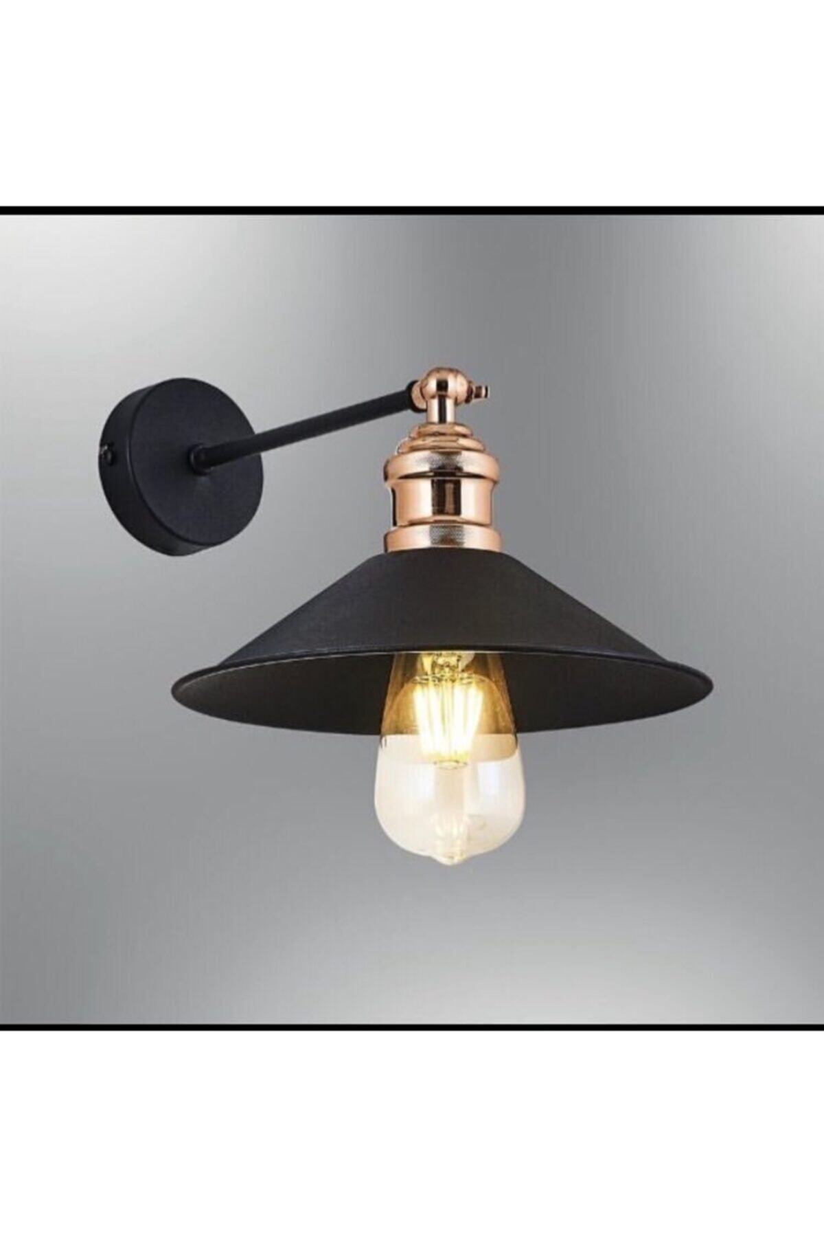 BSA LIGHTING Ufo Siyah Bakır Tekli Aplik