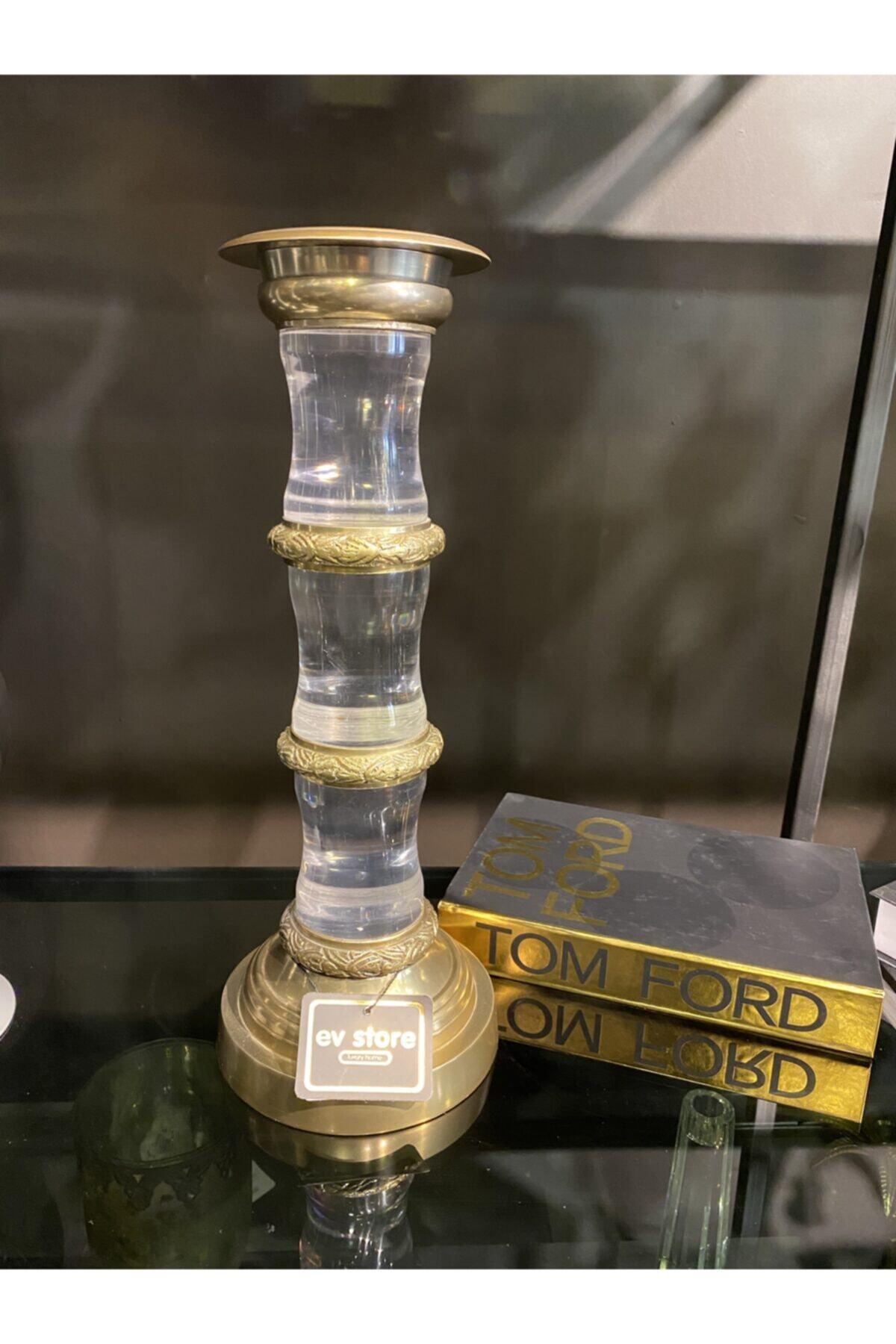 Lucky Art Gold Brass Mumluk Büyük 41 Cm