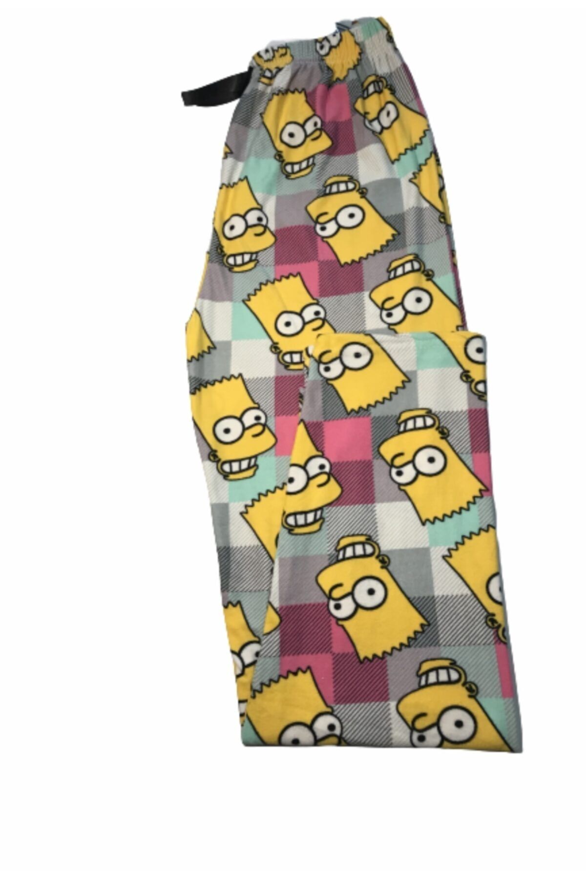 SayaSocks Kadın Simpson Desenli Kadife Pijama Altı