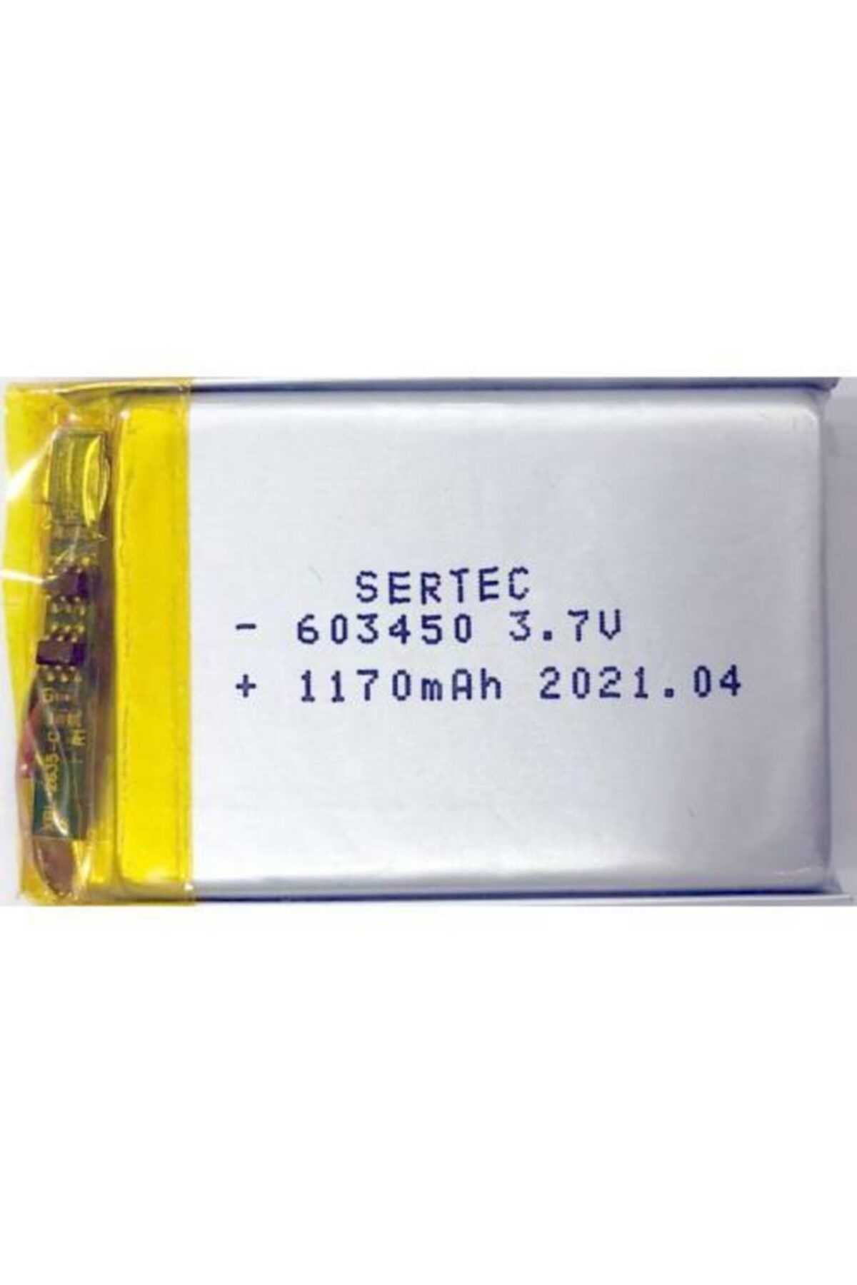Sertec Lipo Polimer 603450 3.7v 1170mah Batarya Pil