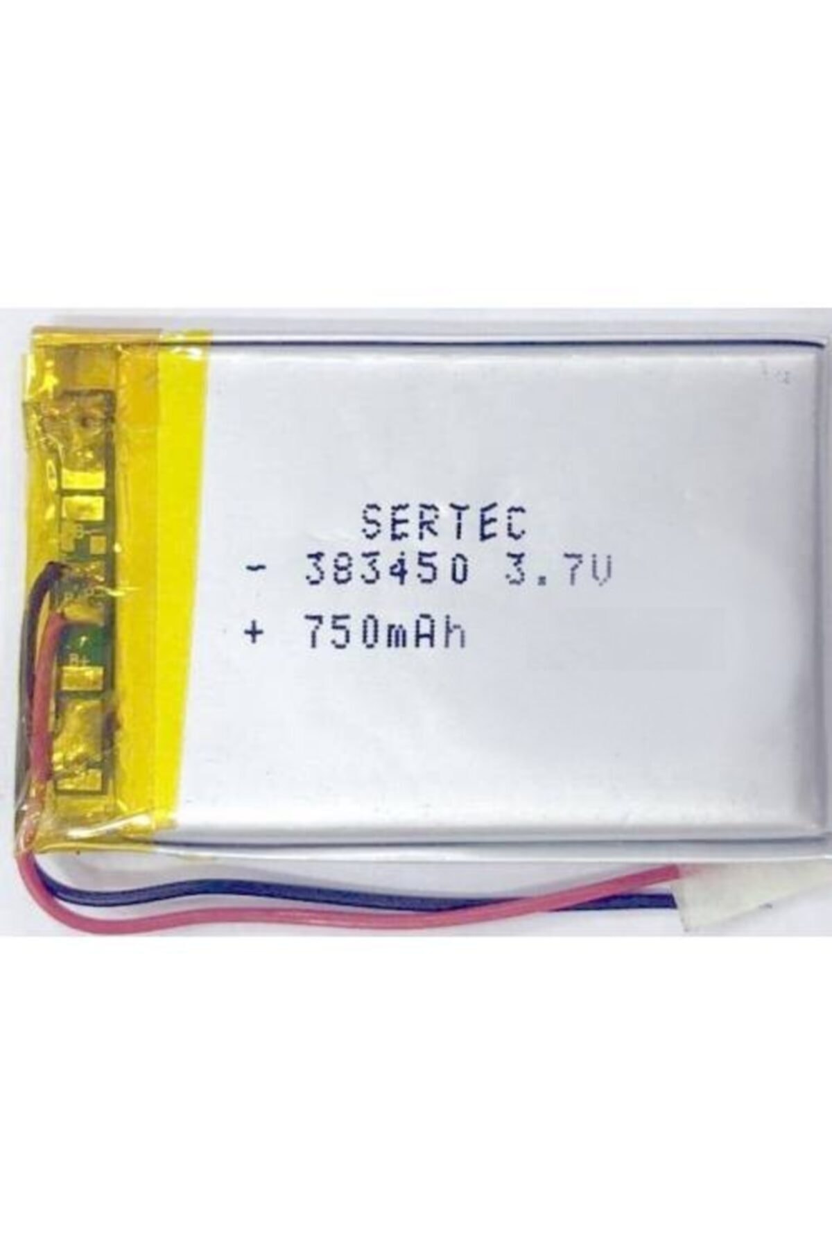 Sertec Lipo Polimer 383450 3.7v 750mah Batarya Pil