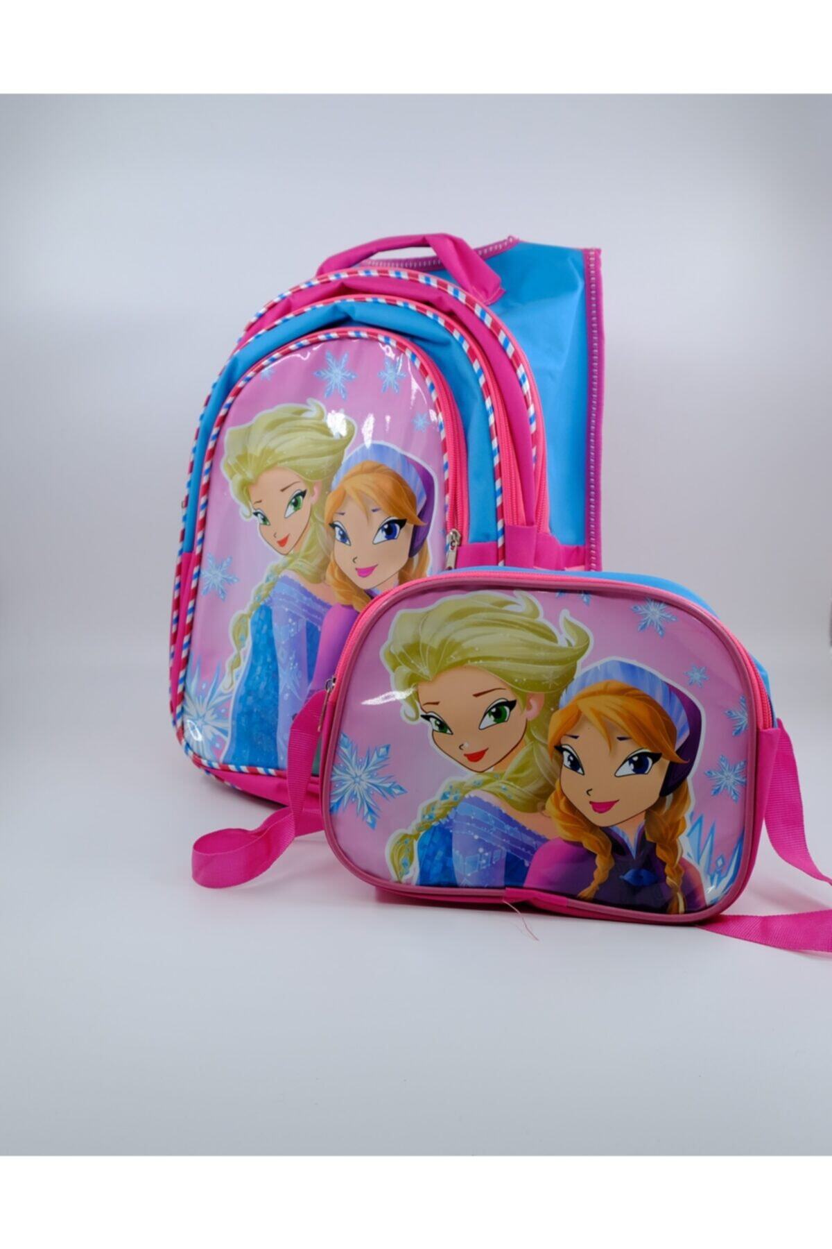 ADELAND Frozen Elsa ve Anna Lisanslı Beslenme Çantalı Sırt Çantası