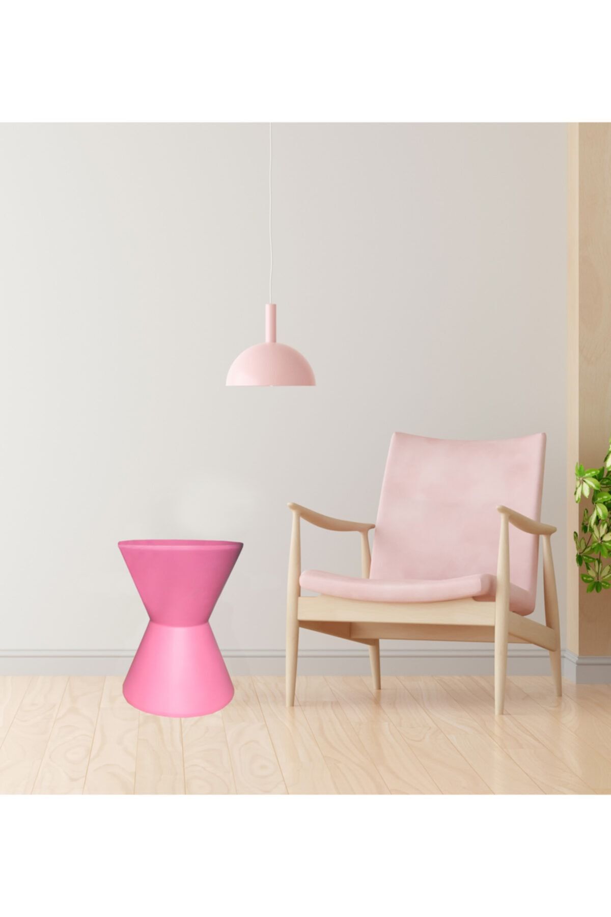 Echo Furniture Ediz Serisi Gül Kurusu Renk Sehpa