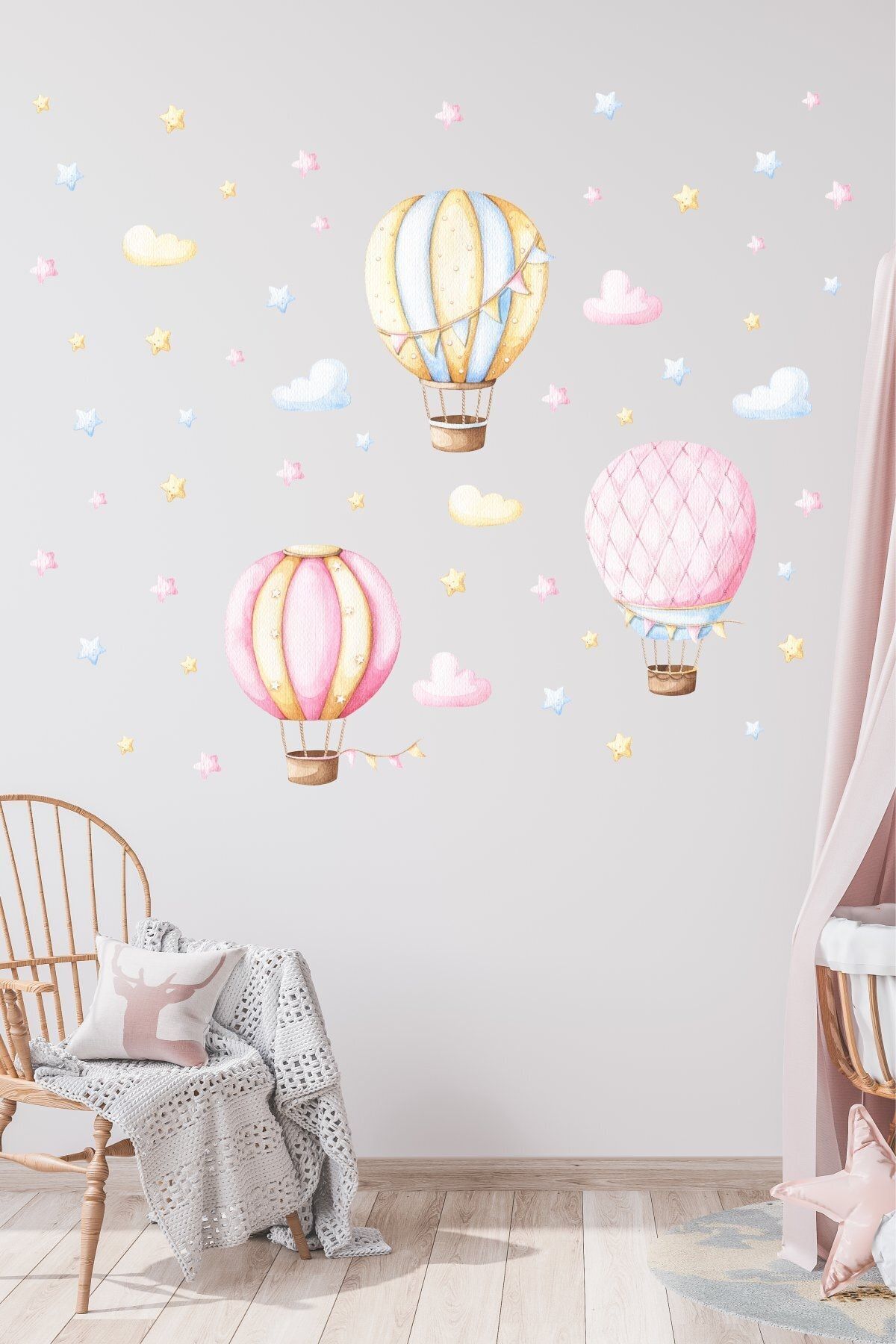 Sticker Ekspres Rüya Balonlar Çocuk Odası Duvar Sticker Set