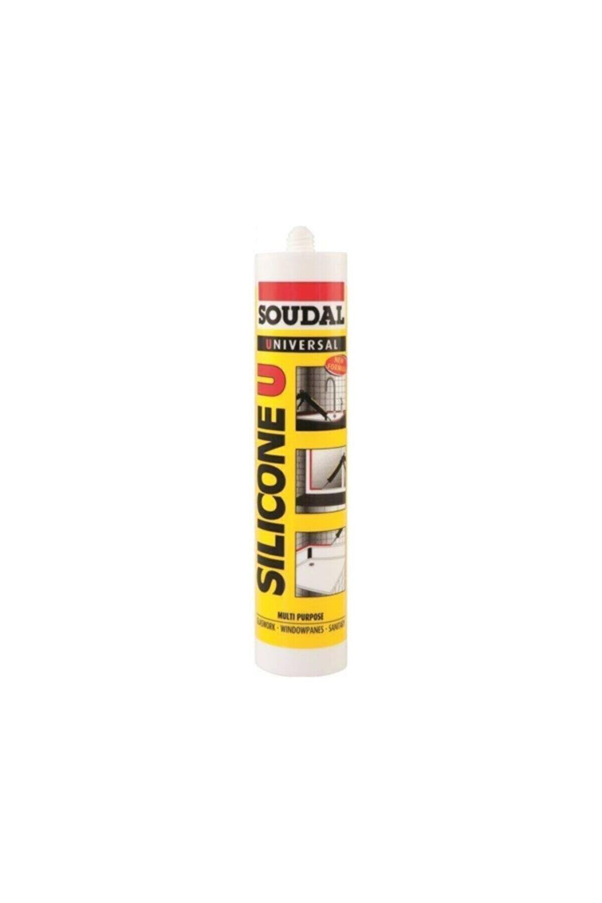 Soudal Silicone U Banyo Ve Genel Amaçlı Beyaz Slikon Kartuş 280gr