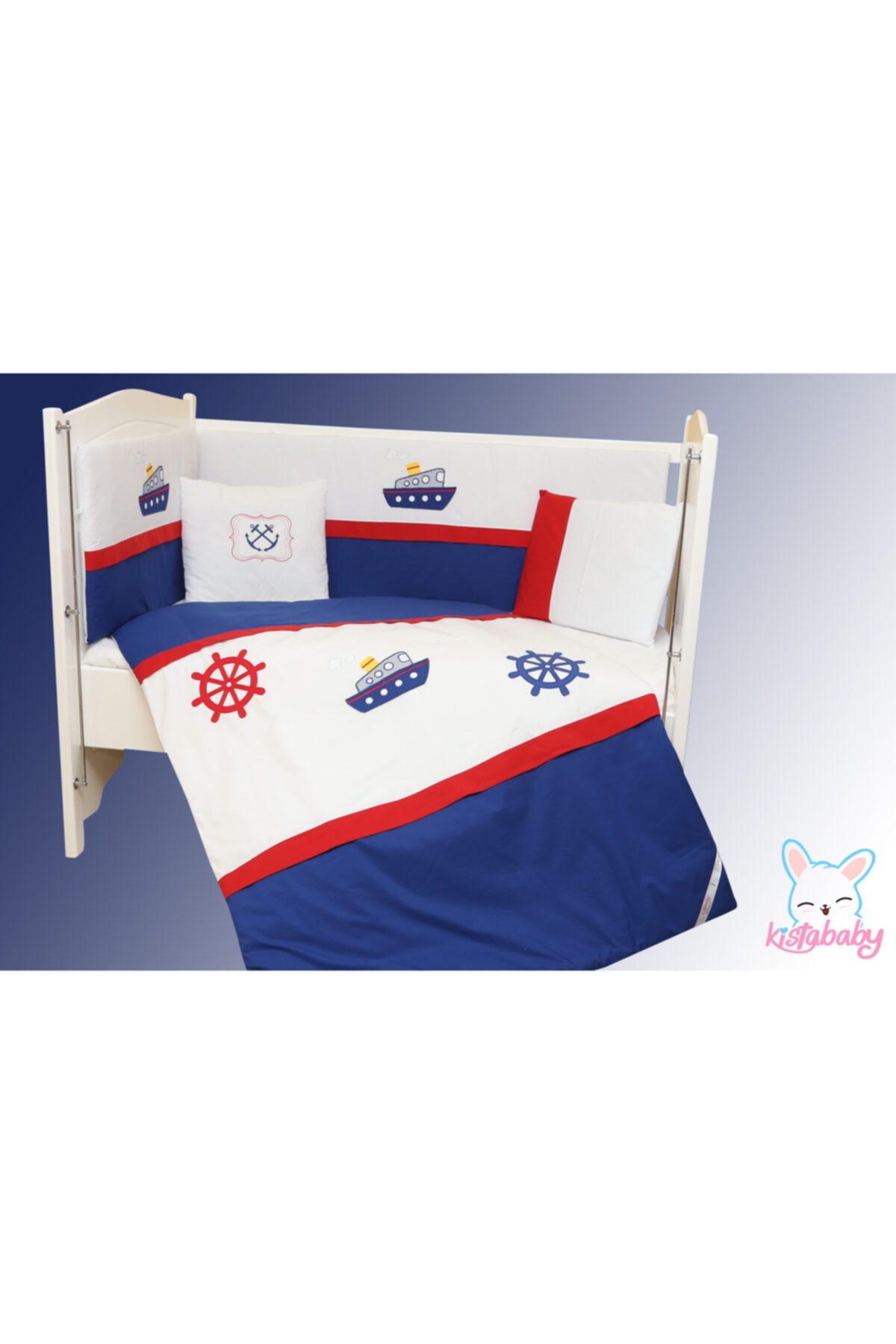 Kista Baby Sailor Bebek Uyku Seti (60x120)