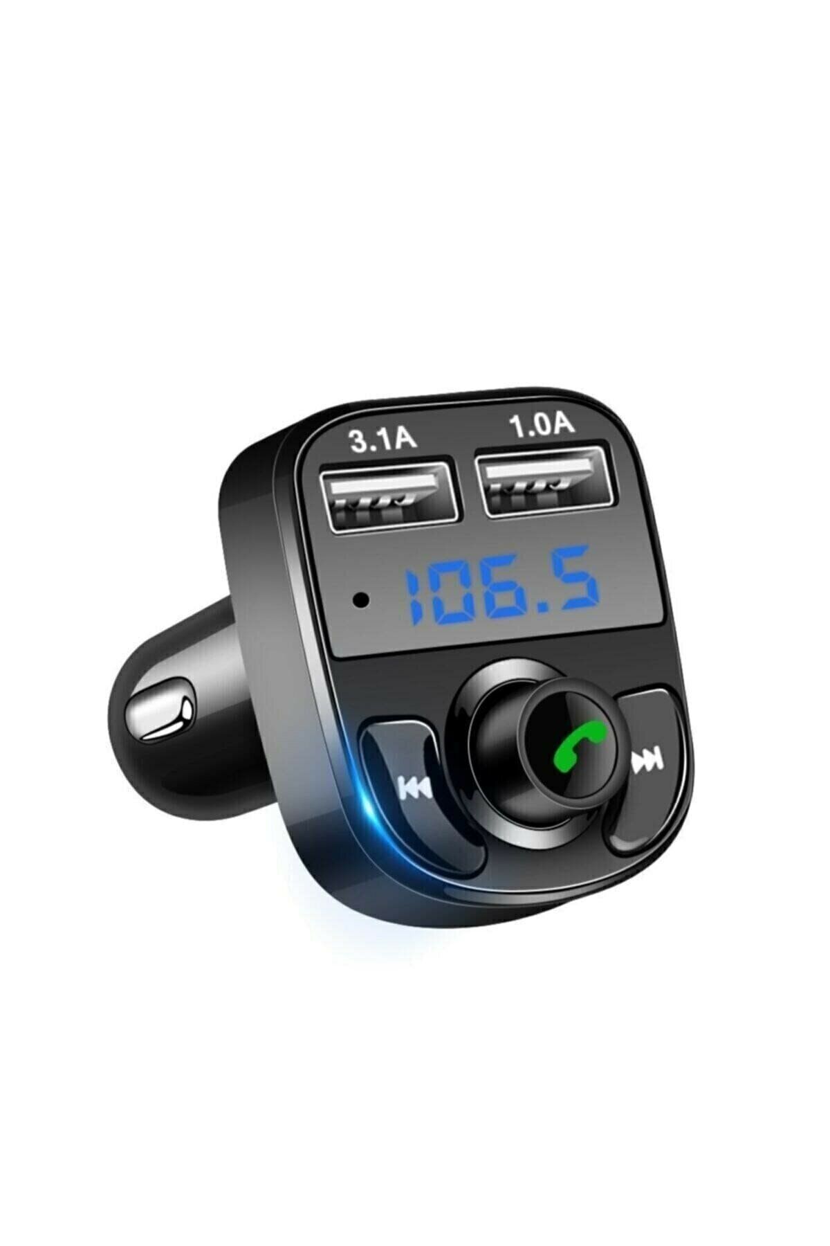 By mia Carx8 Fm Transmitter Bluetooth Araç Kiti 4.0 Micro Sd Usb Şarj