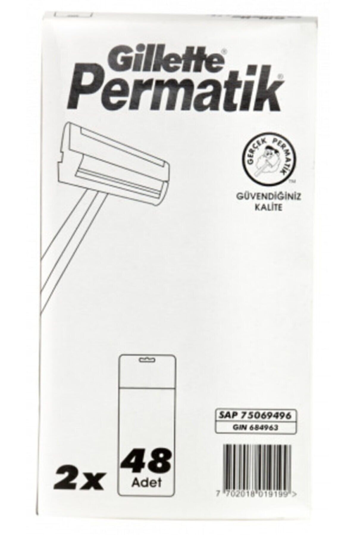 Gillette Permatik Kartela 2x48 Li