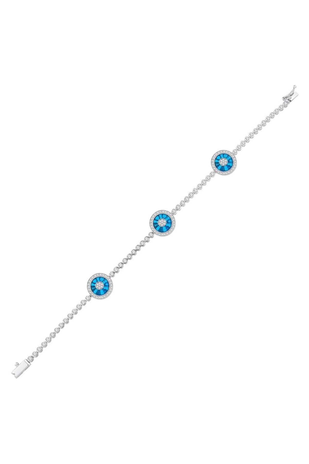 Yetkin Diamond Kadın  2.10 Karat Pırlanta Nazar Bileklik