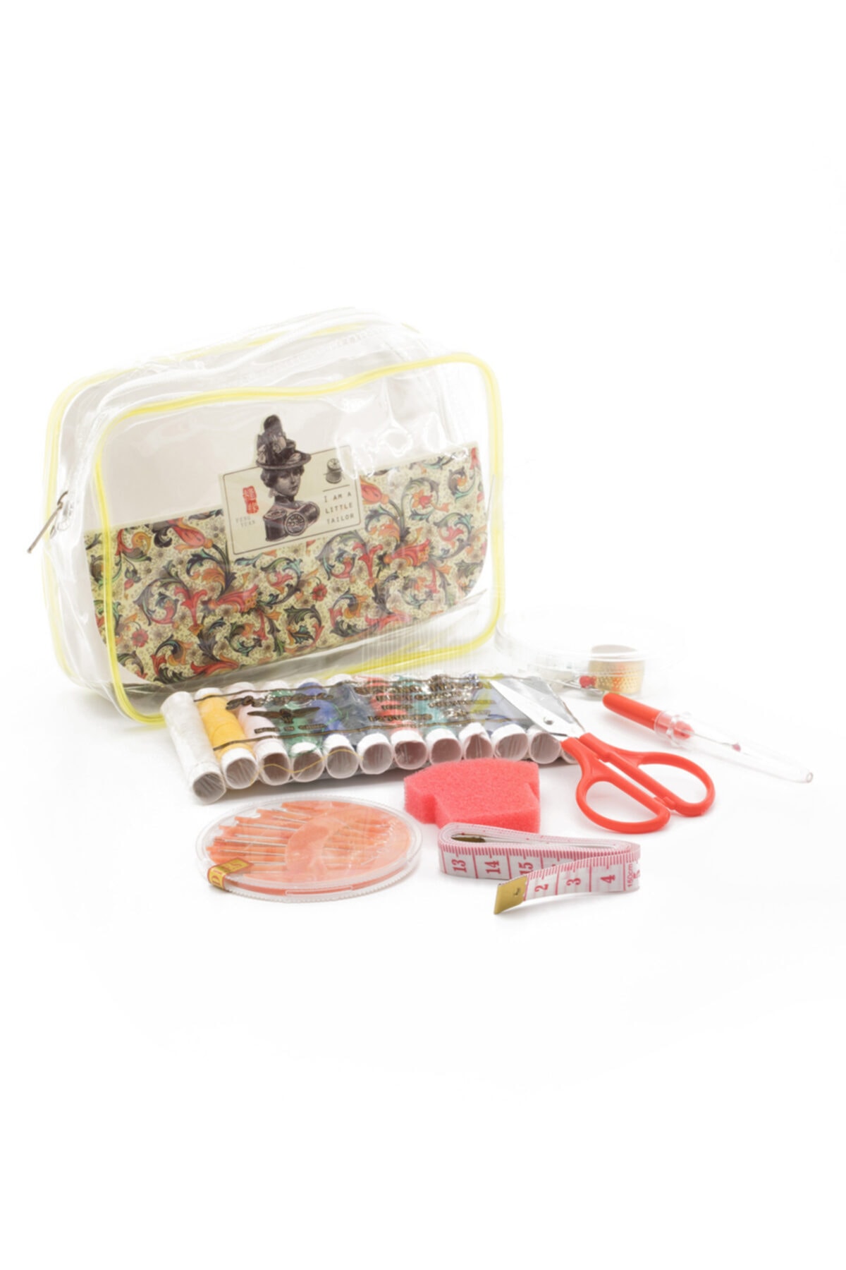 Zencefildesign Dikiş Seti Çantalı / Dikiş Nakış Iğne Iplik Makara Seti