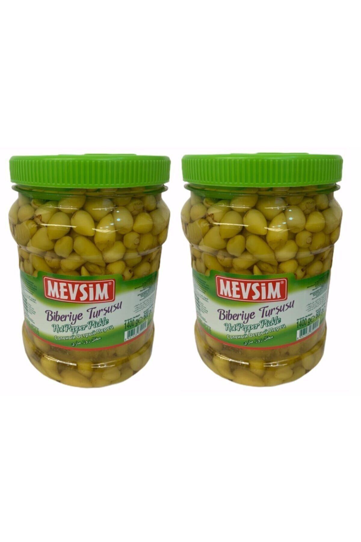 Mevsim Turşu Ödemiş Biberiye Turşusu 2 Adet 1400 gr