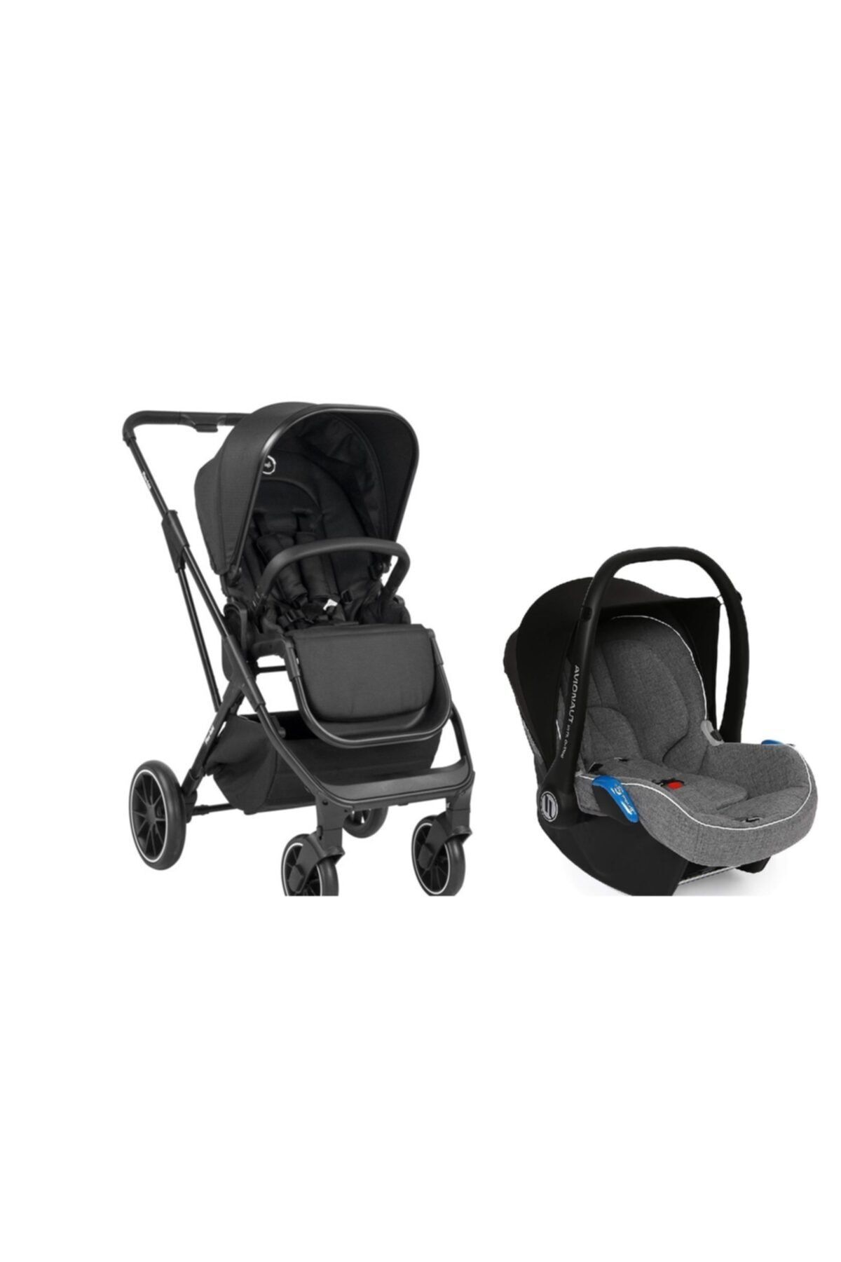 Bagi Flexfold Travel Sistem Bebek Arabası Carbon Black