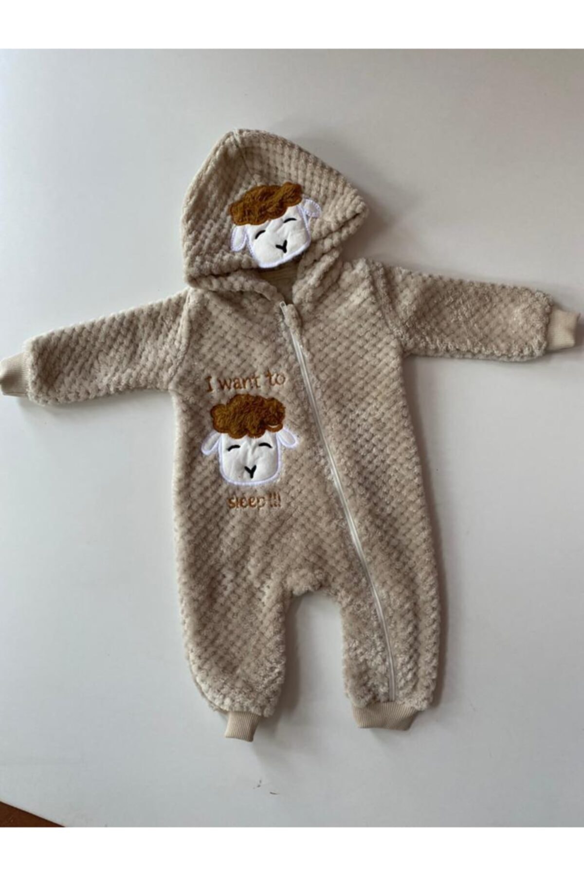 Necix's Welsoft Kumaşlı Kuzu Naskisli Tulum