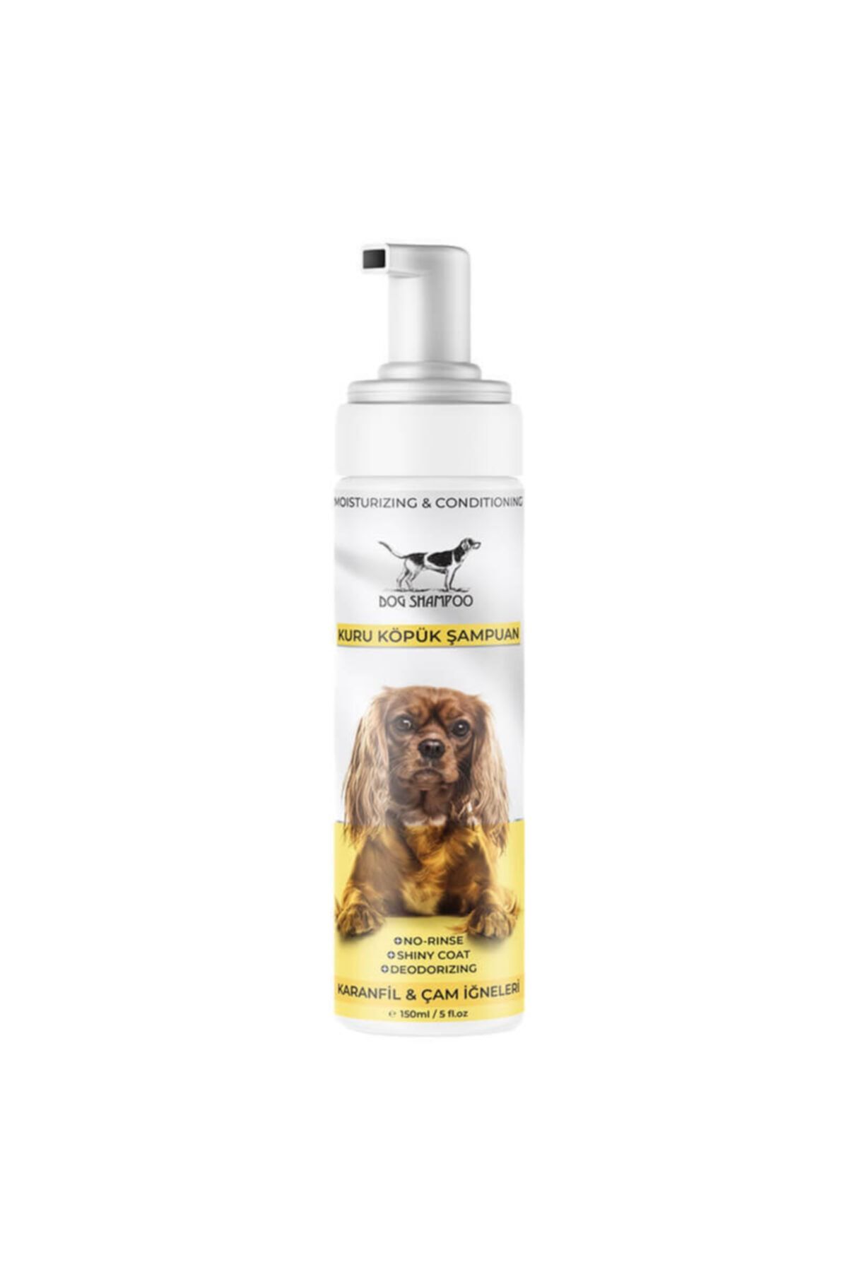 Flip Pet Kuru Köpük Köpek Şampuanı Karanfil Ve Çam Iğnesi Kokulu 150 Ml