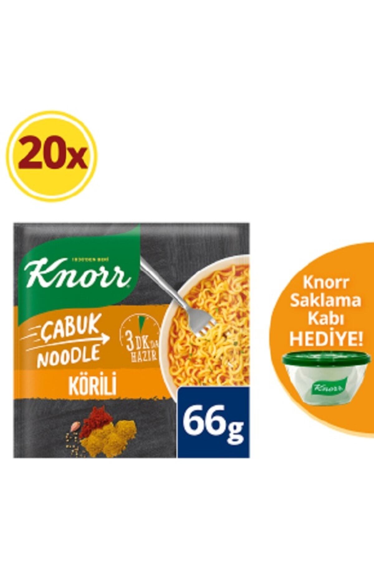 Knorr Körili Çabuk Noodle 66 gr x 20 Adet
