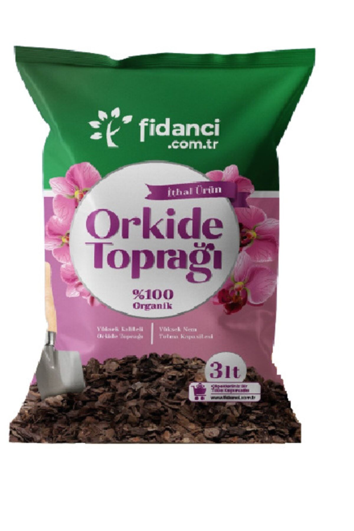 MarkaDepodan Ithal Orkide Toprağı 3 Litre Özel Besleyici Karışım