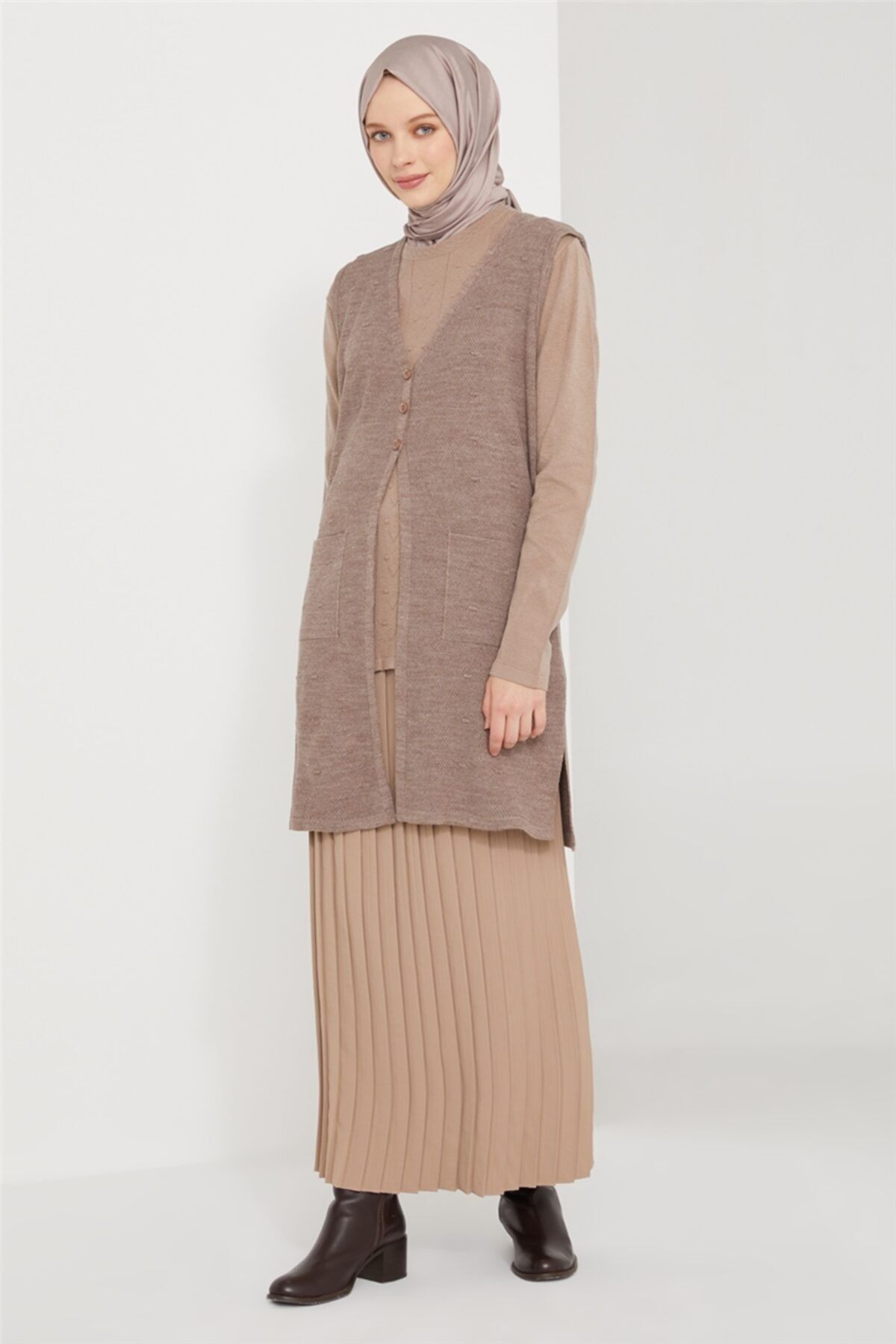 Armine Yelek 21kd9009 Vizon