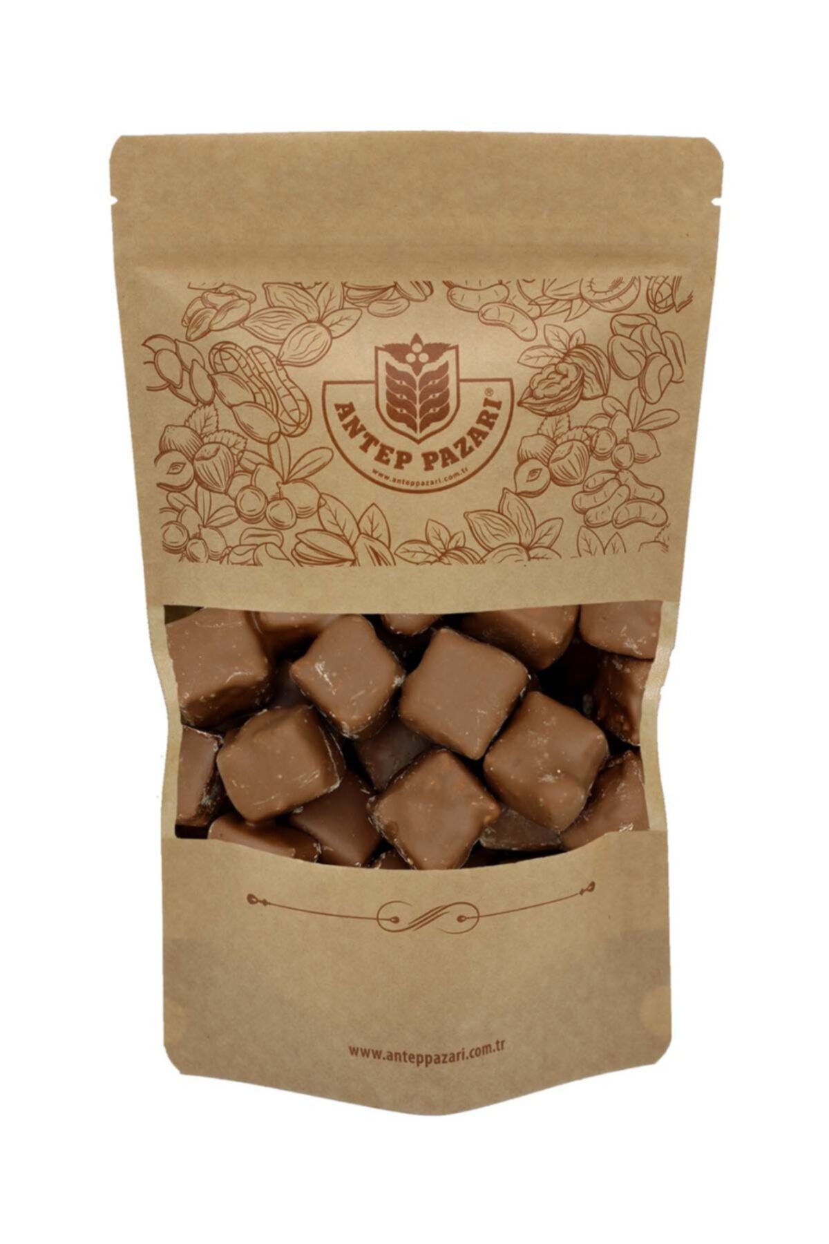 Antep Pazarı Belçika Çikolatalı Antep Fıstıklı Lokum 100 Gram