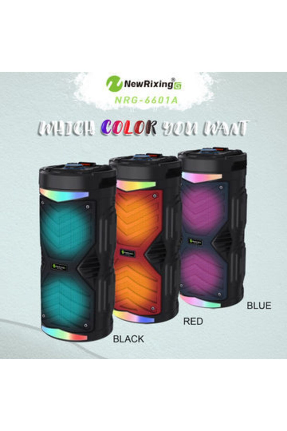 SIGHTZER Mikrofonlu Taşınabilir Toplantı Hoparlörü Kablosuz Bluetooth Speaker