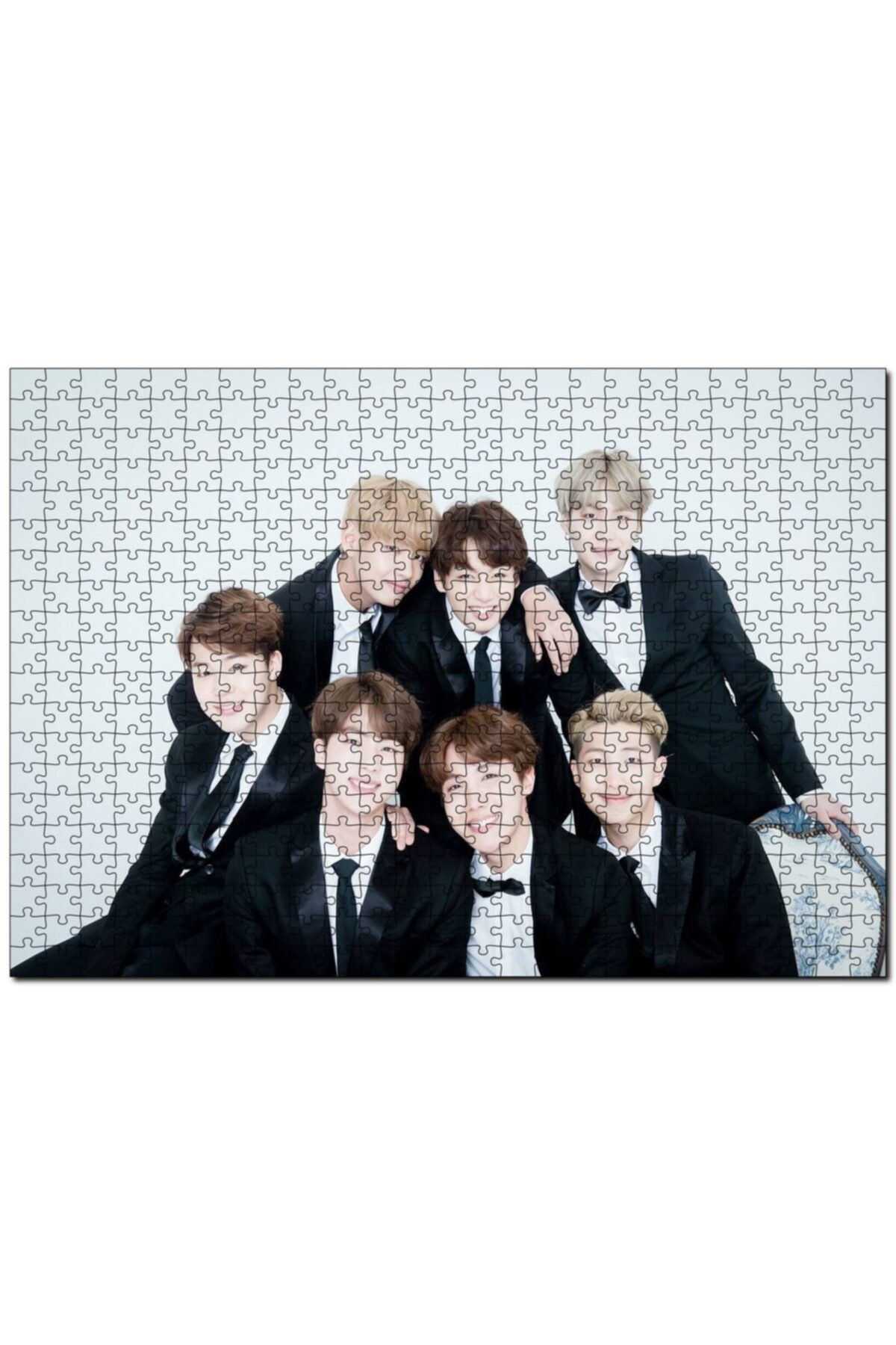 Cakapuzzle Bts Kore Pop Siyah Takım Elbiseli 500 Parça Puzzle Yapboz Mdf (ahşap)