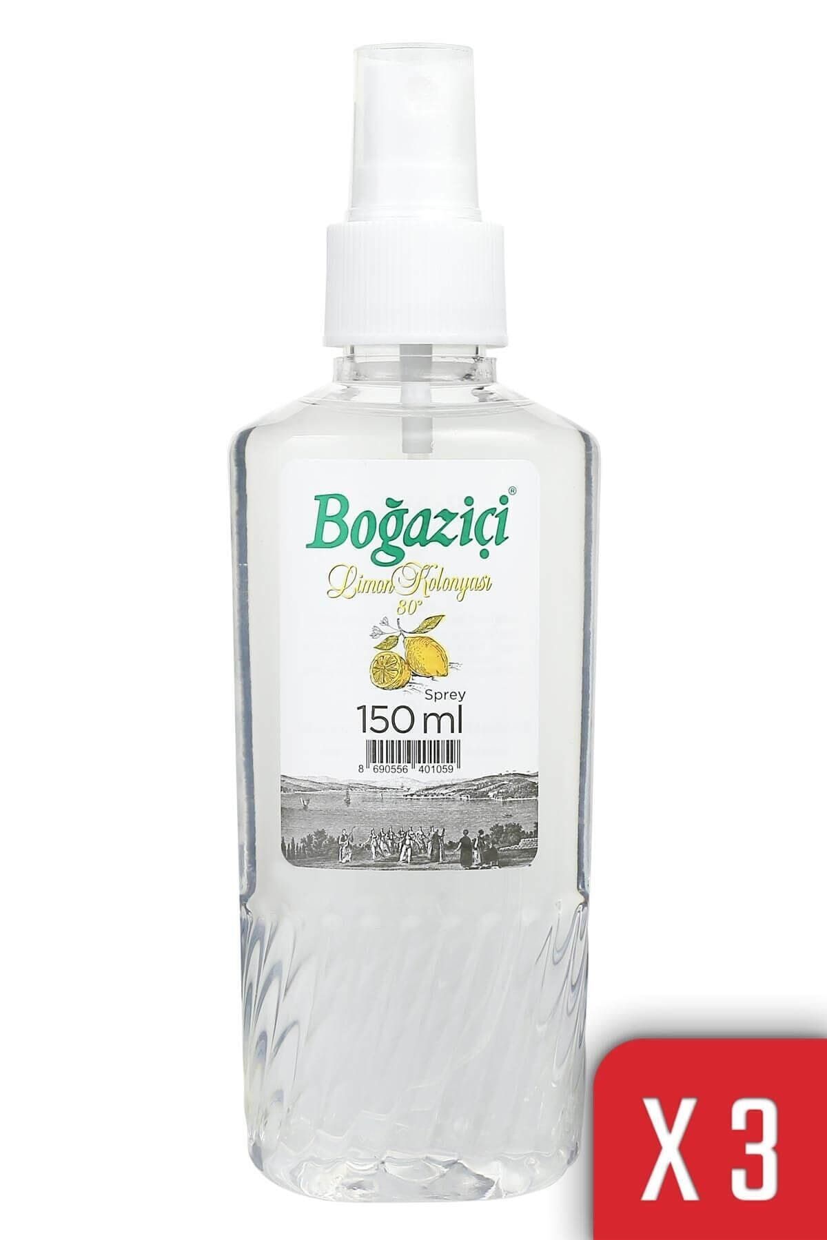 Boğaziçi Limon Kolonyası Sprey 150 Ml X 3 Adet