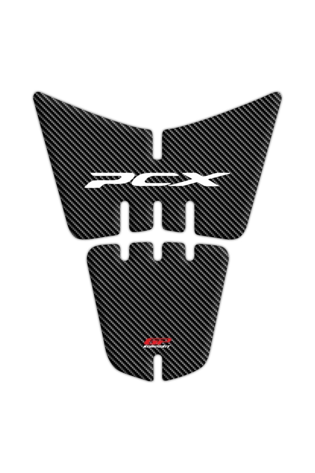 GP KOMPOZİT Honda Pcx 125 / 150 2014-2017 Uyumlu Tank Pad Seti Karbon