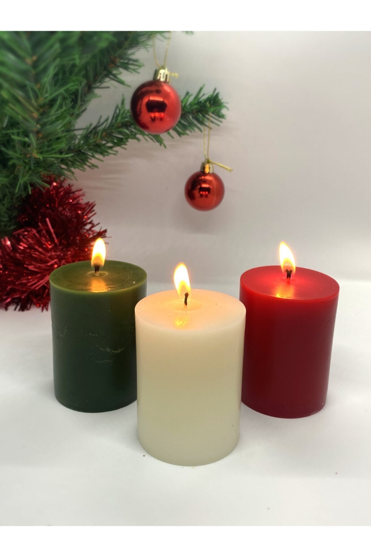 TabSecret Candle Christmas Series Aromalı 3'lü Mum Seti