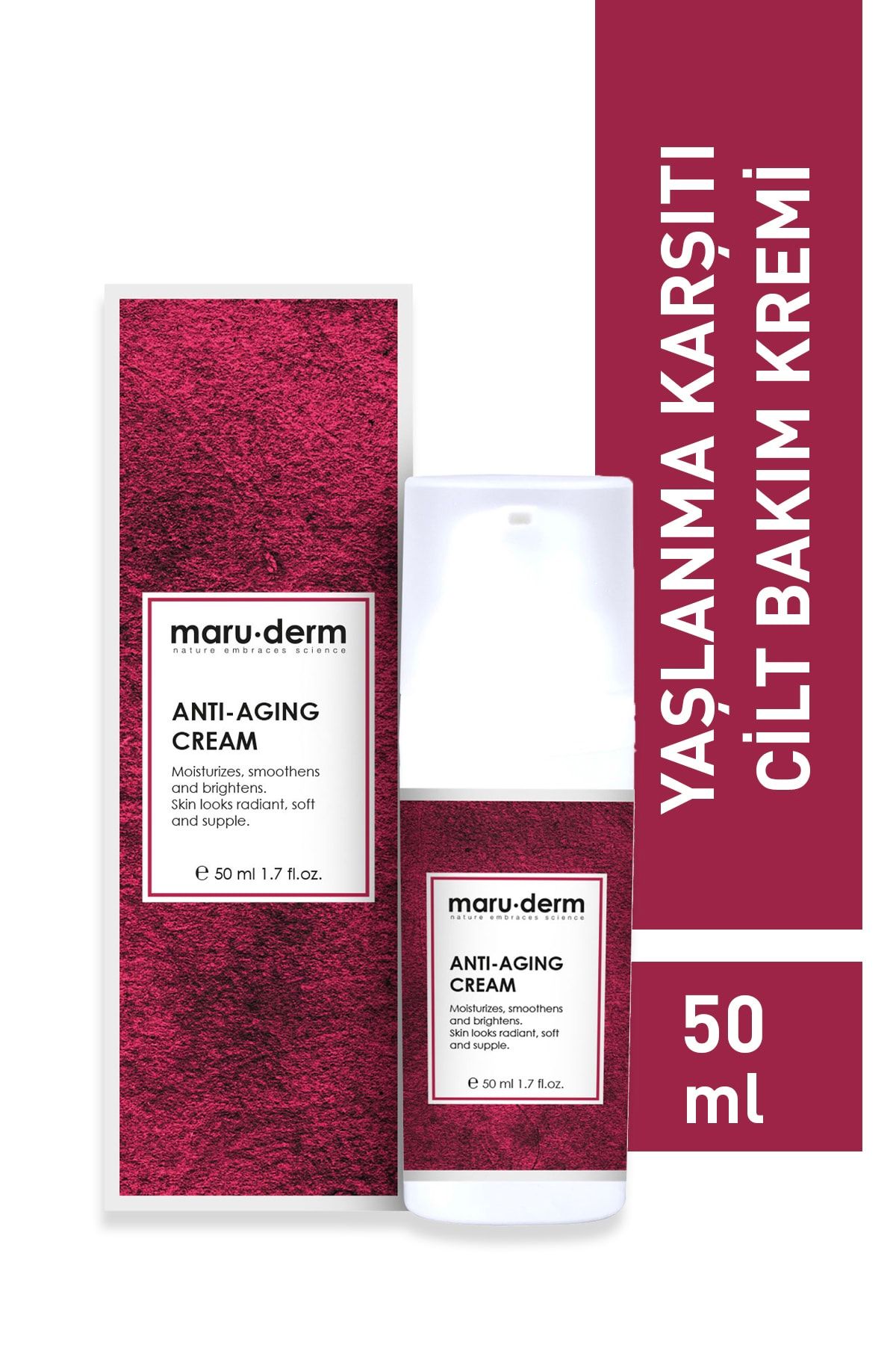Maru.Derm Maruderm Anti-Age Kırışıklık Karşıtı Cilt Bakım Kremi 50 ml