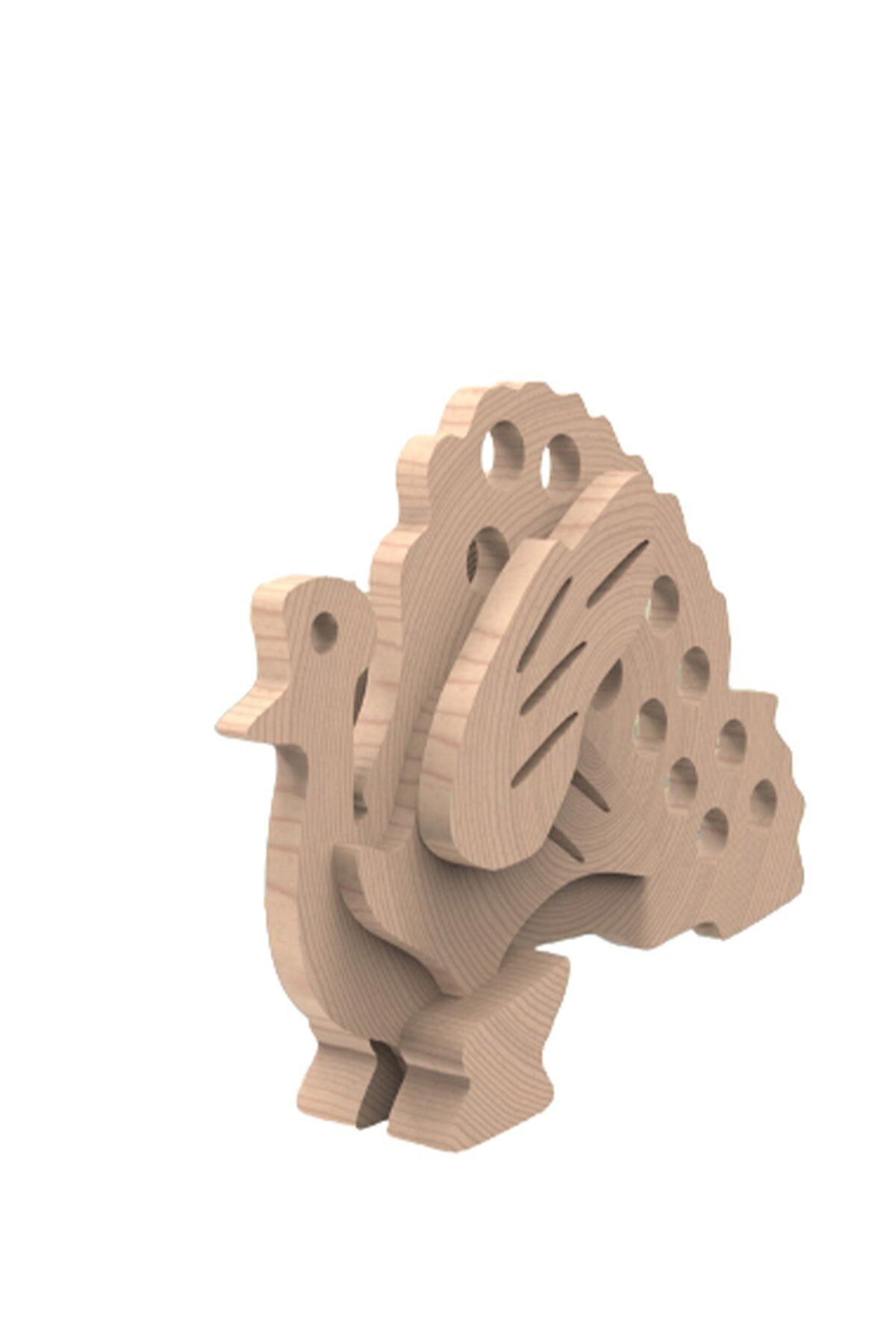 DarkSent 3d Ahşap Puzzle Tavus Kuşu