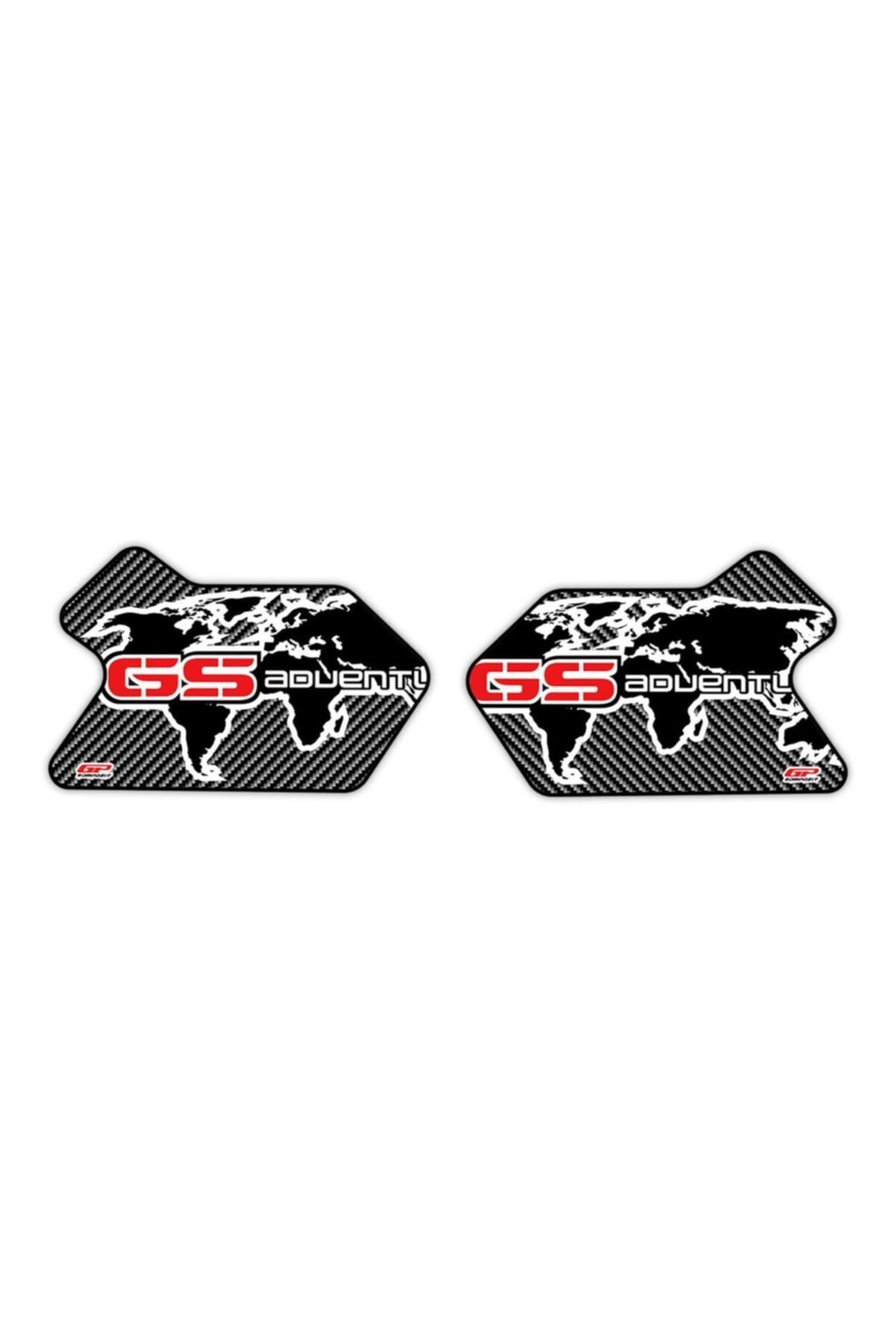 GP KOMPOZİT Bmw R 1200/1250 Gs Adv 2013-2021 Uyumlu Yan Pad Karbon