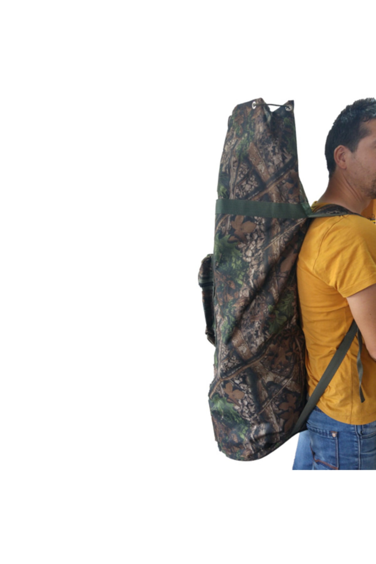 elifeoutdoor Sn.35008 Boru Tipi Oman Desen Kamış Çantası 67 Cm