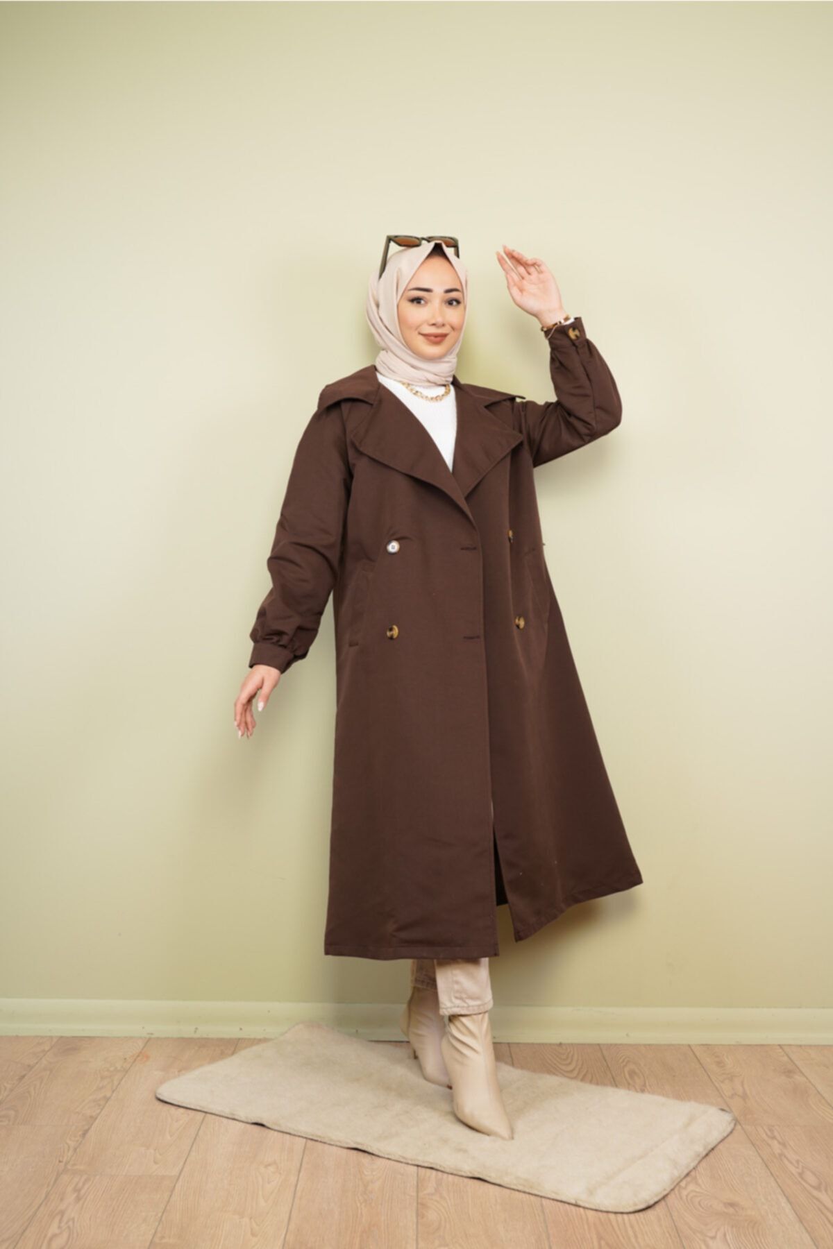 KAMİL KESKİN Reglan Kol Trençkot